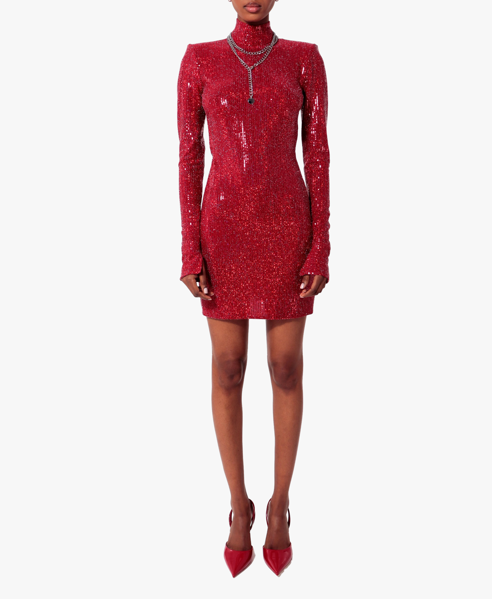 Dress Nina Red Flash made by HALEWSKI