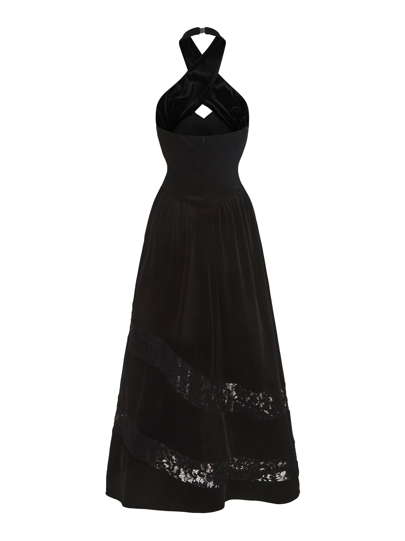 Shop Nana Jacqueline Maxine Velvet Dress (black)