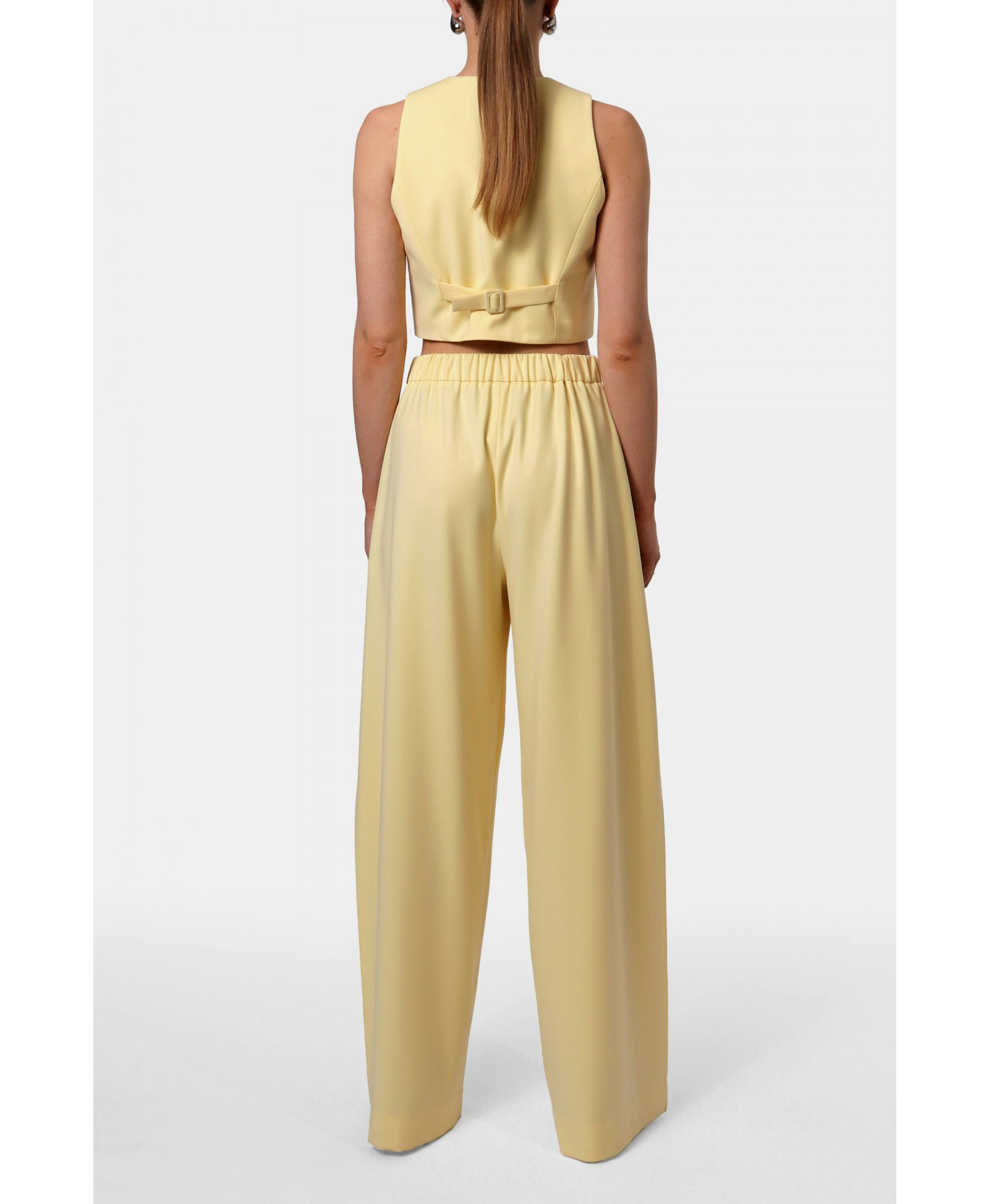 Pants Omena Butter Yellow made by HALEWSKI