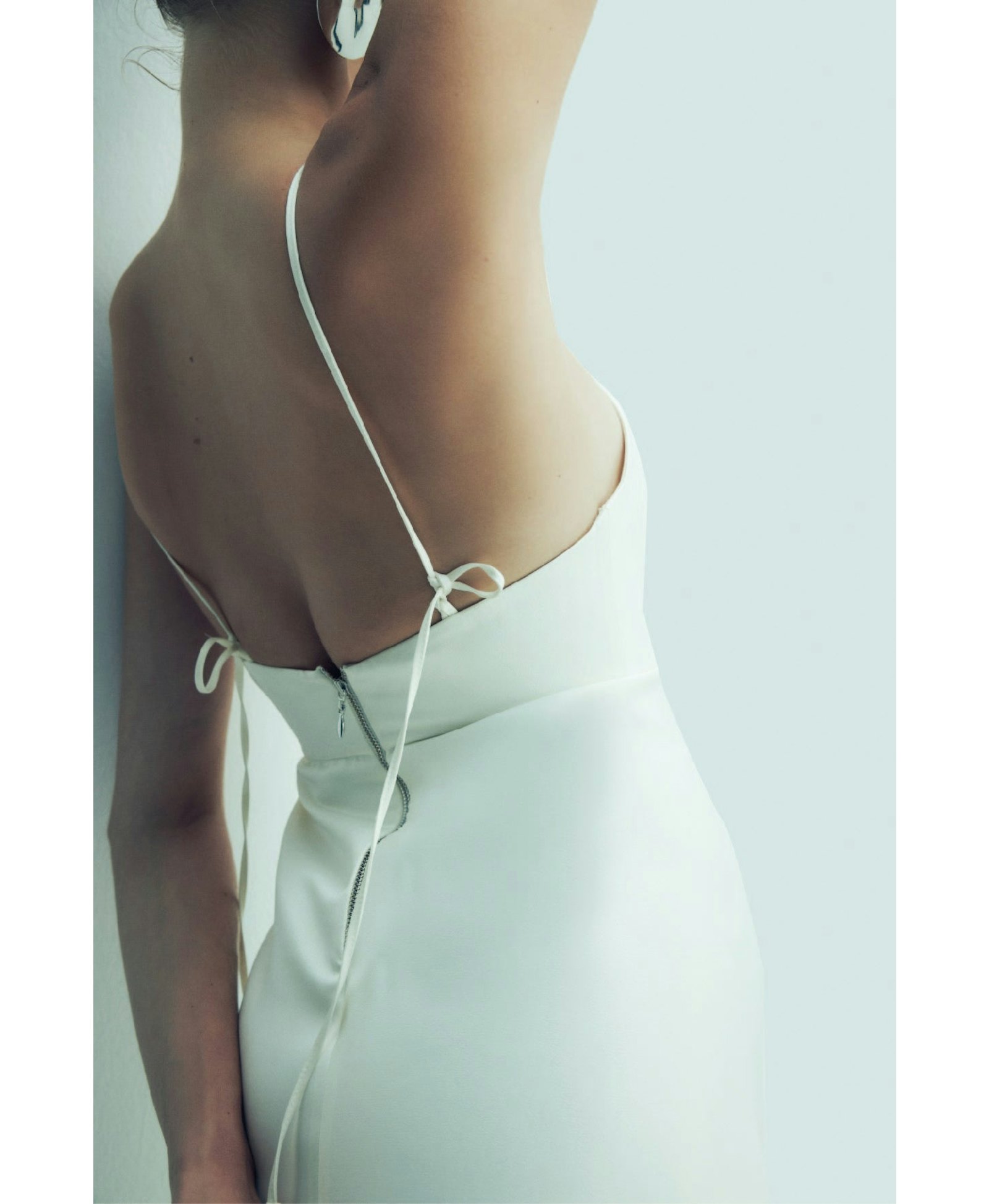 Riley Midi Dress in Vanilla Ice made by Nazli Ceren