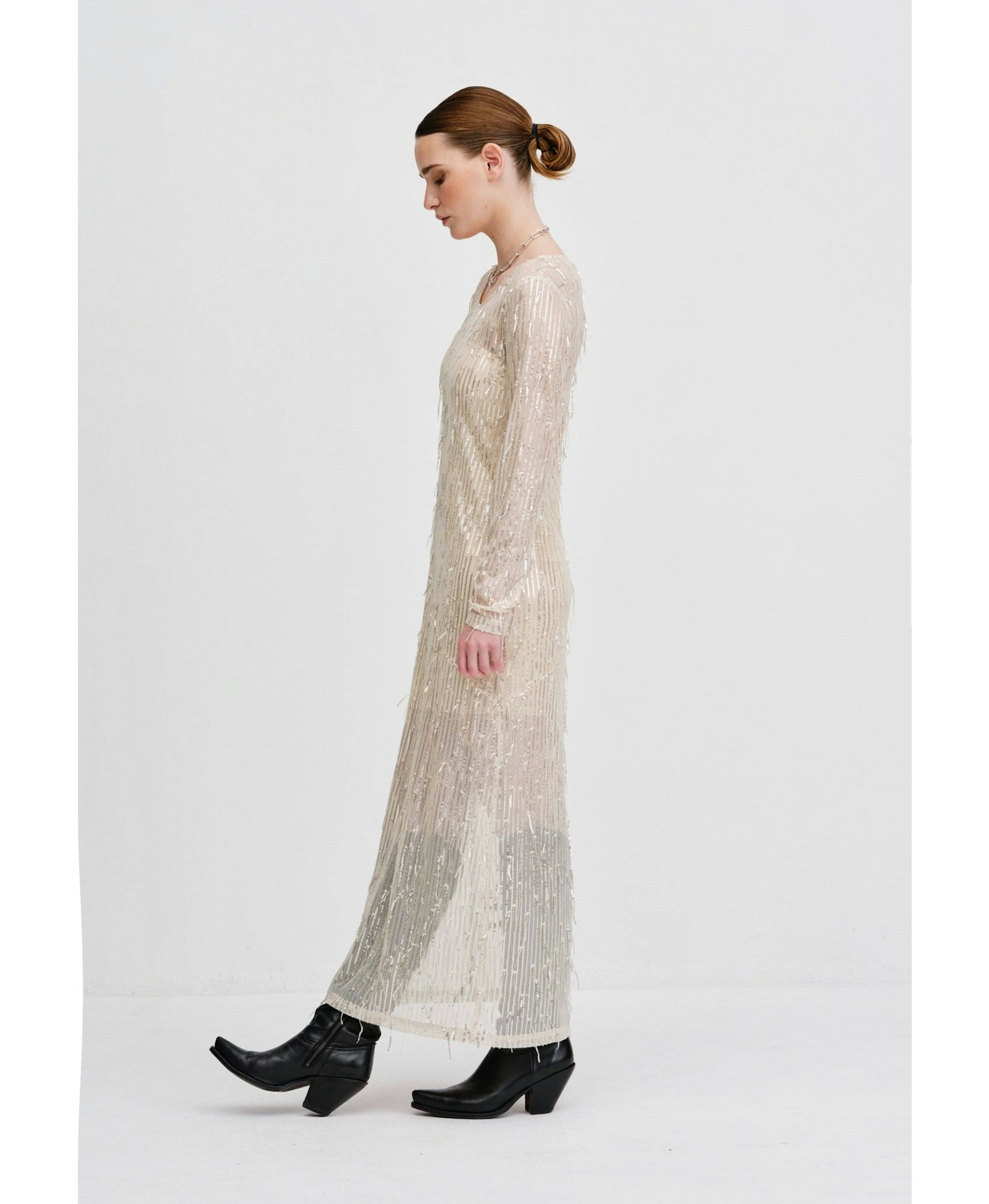 Christy Dress - Dessert silver made by HERSKIND