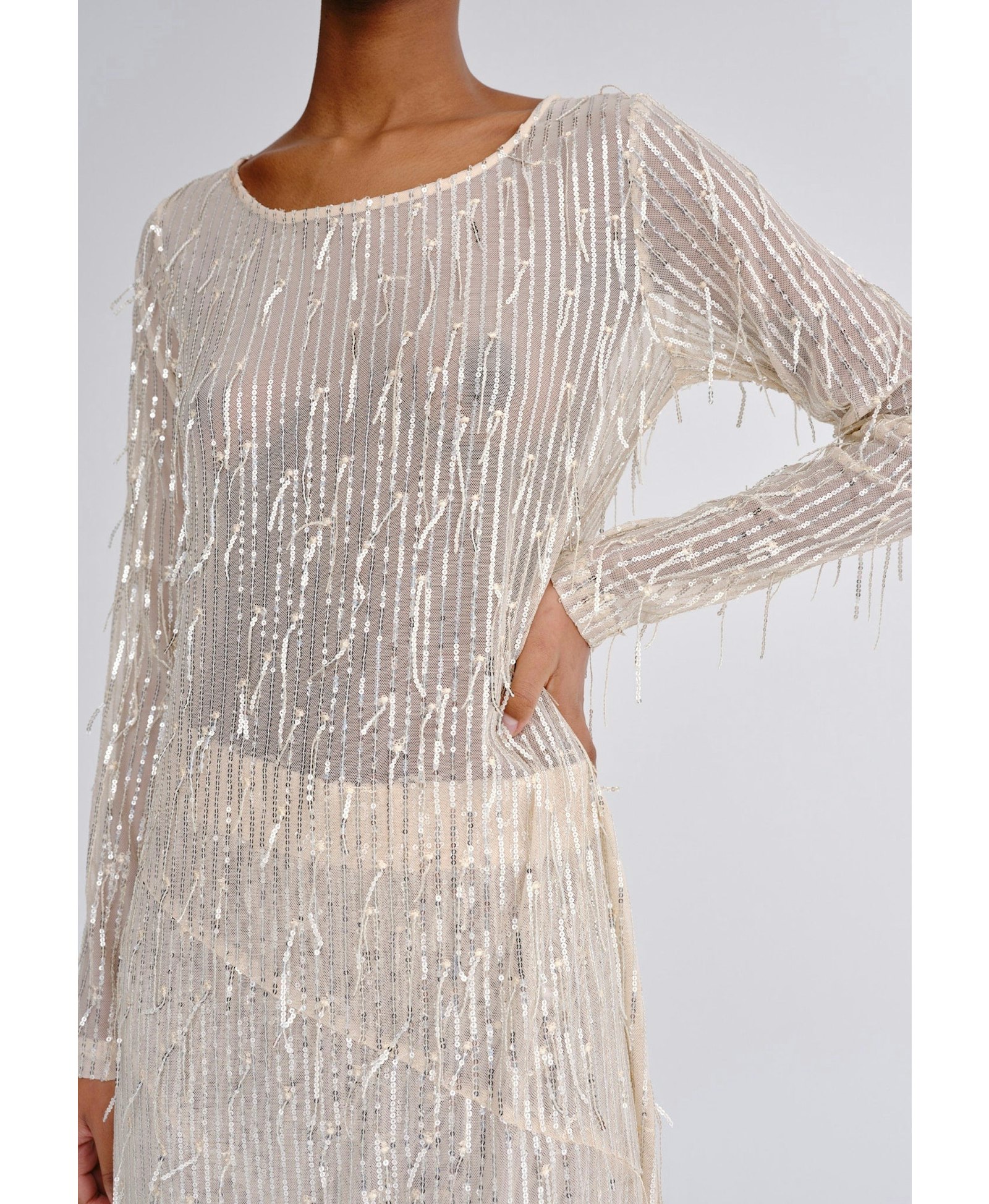Christy Dress - Dessert silver made by HERSKIND