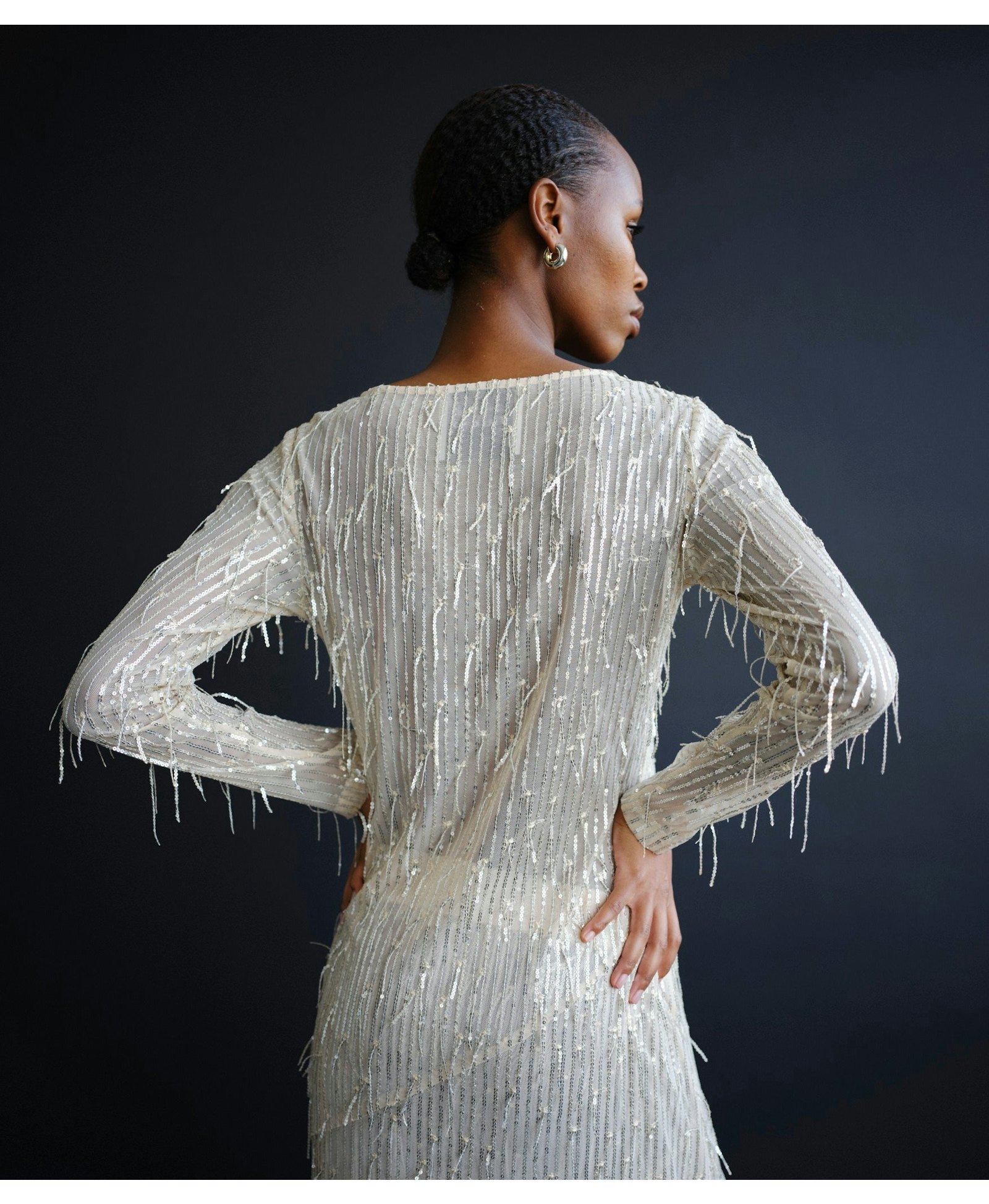 Christy Dress - Dessert silver made by HERSKIND