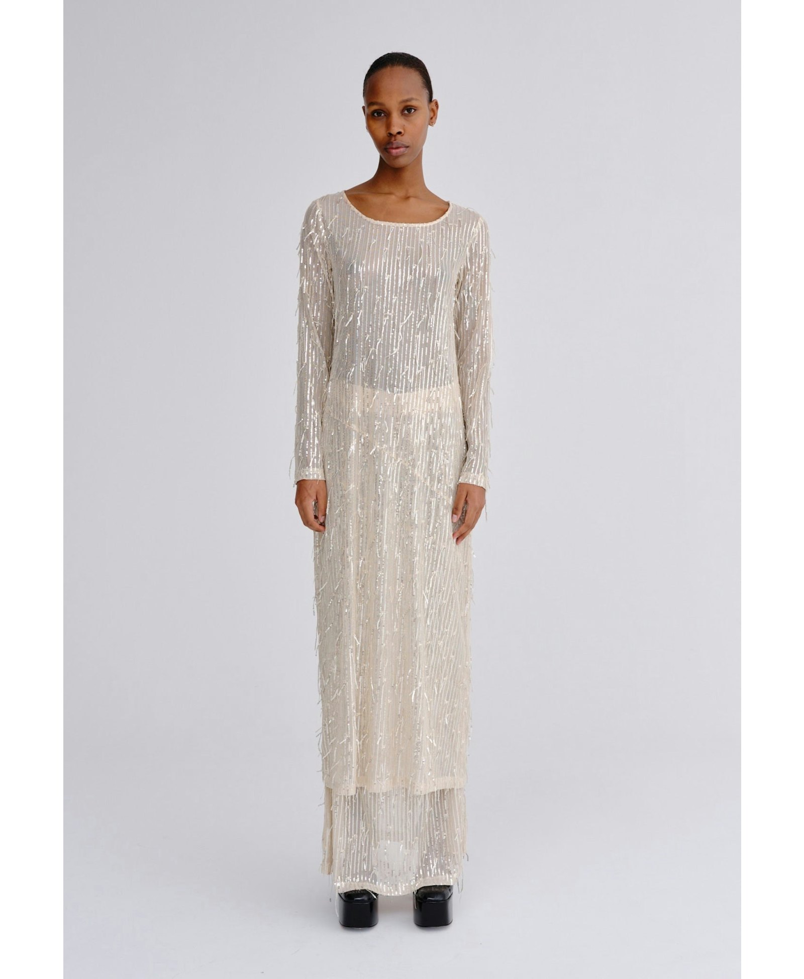 Christy Dress - Dessert silver made by HERSKIND