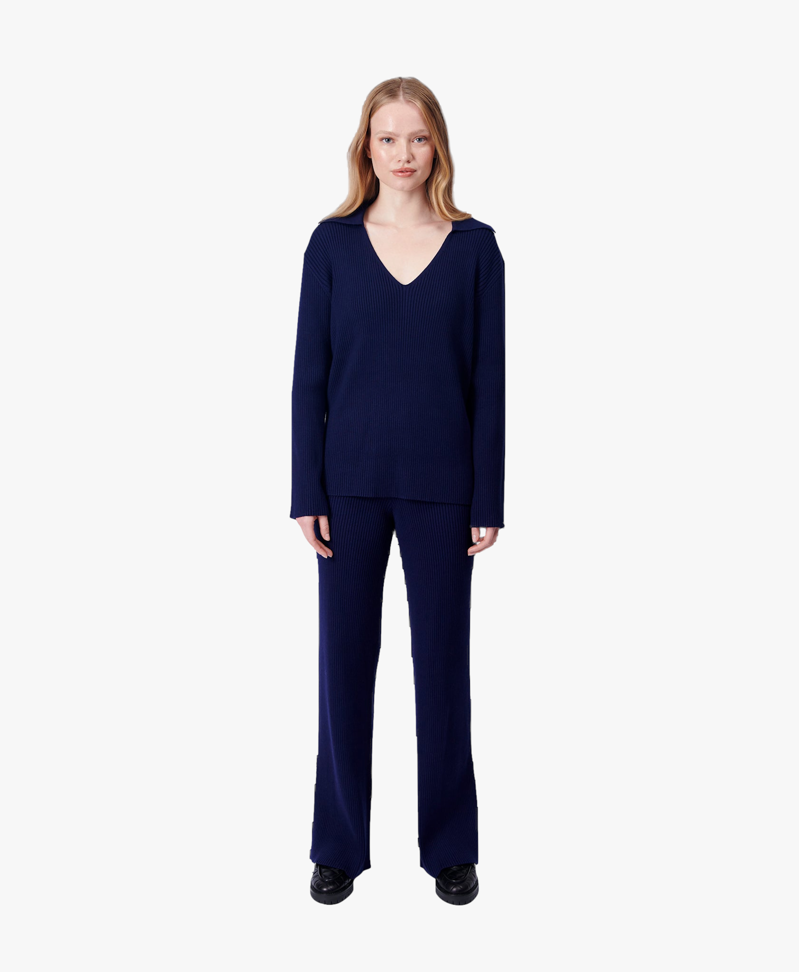 Aniko Sweater in Blue made by AÉRYNE