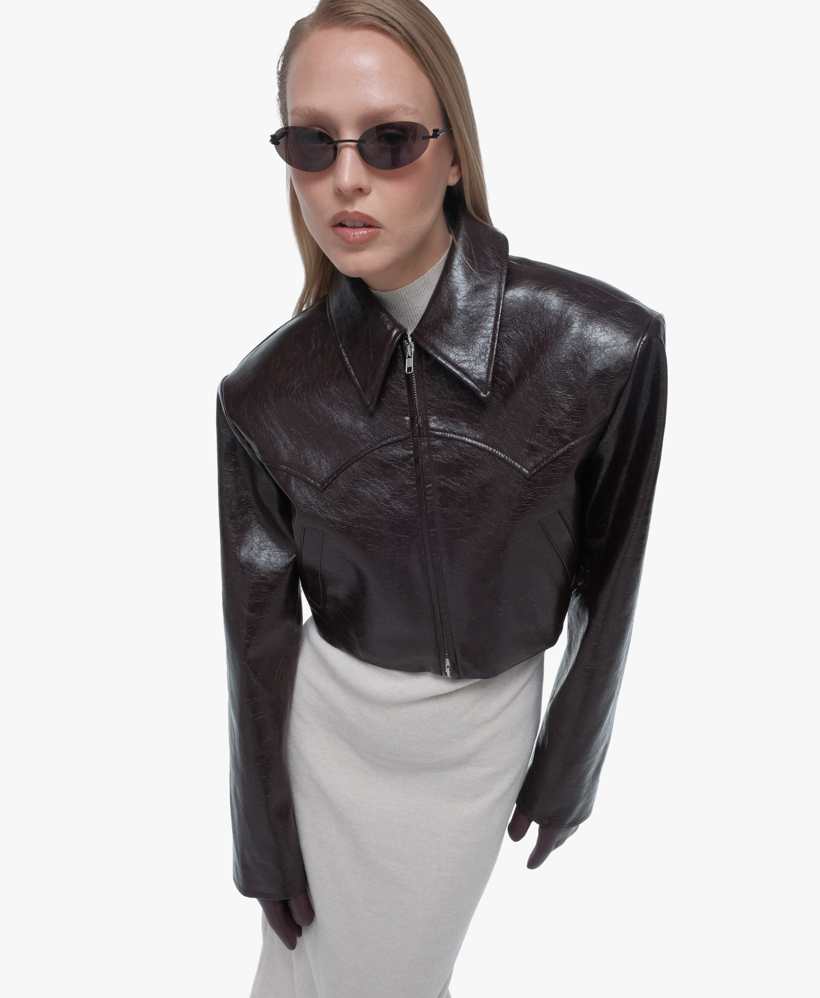 Western cropped jacket made by AFTERHOURS