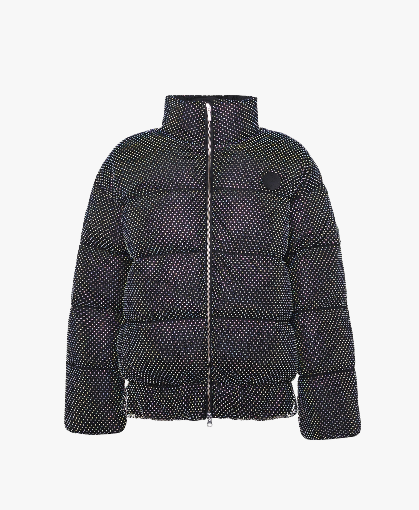 Down Jacket With Crystal Mesh made by Gasanova