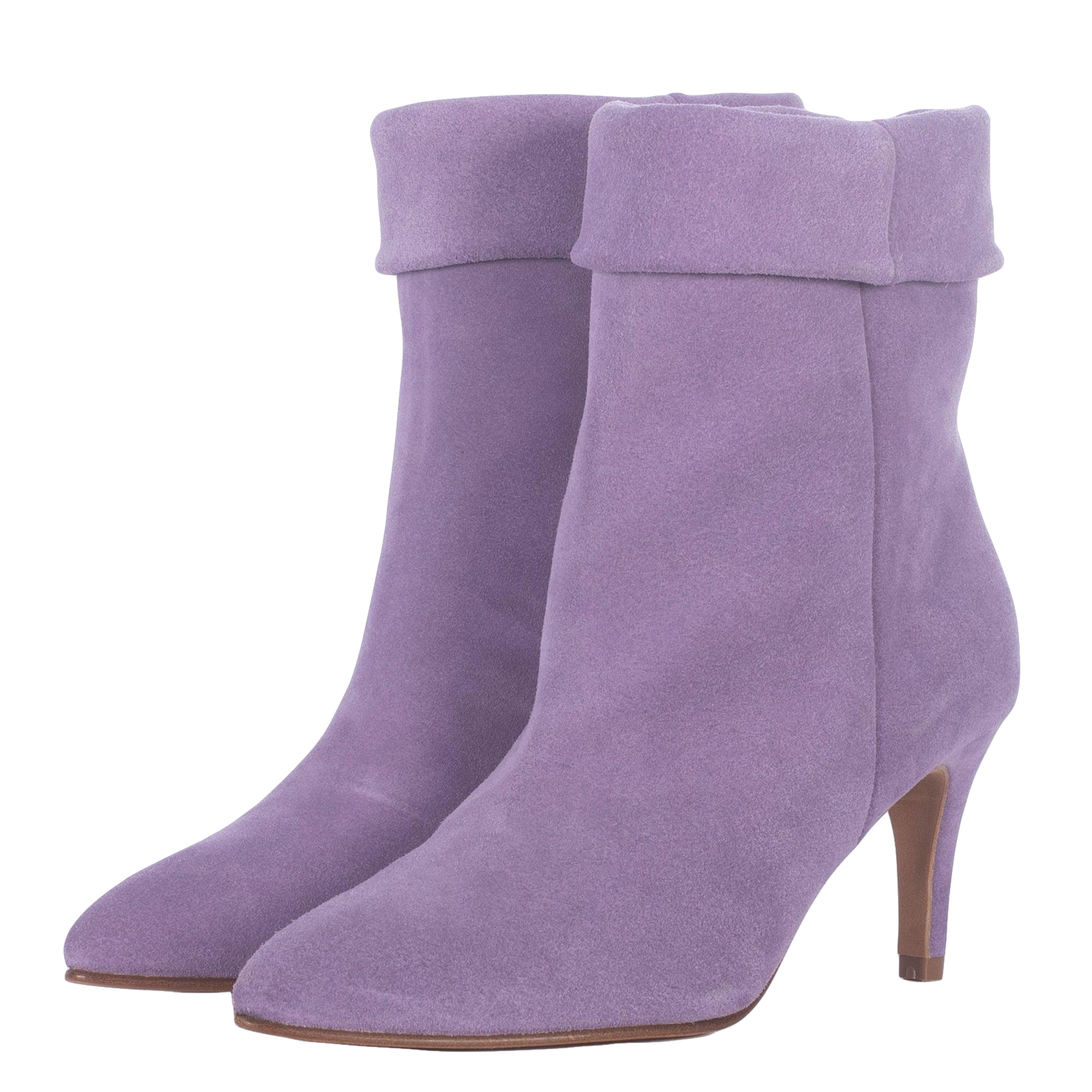 Toral Suede Ankle Boots In Purple
