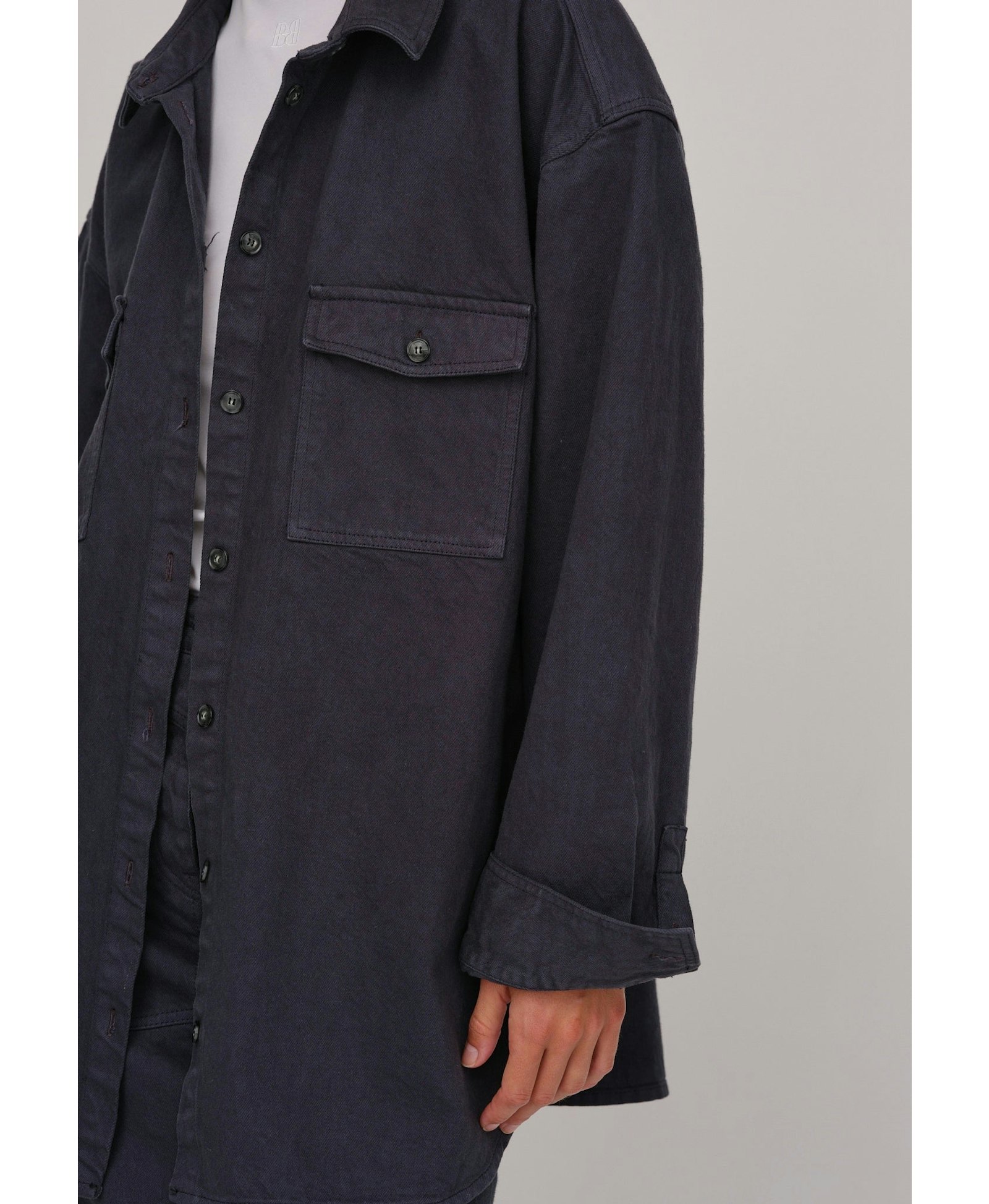 Aiden Shirt - Ebony made by HERSKIND