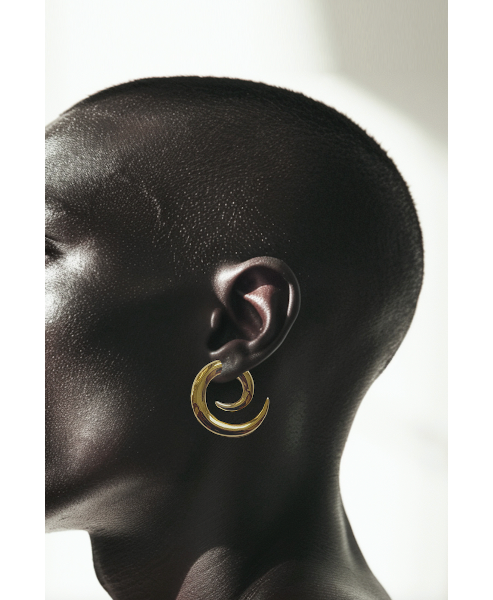 Eternity earrings - Gold - Pair made by POEM Objects