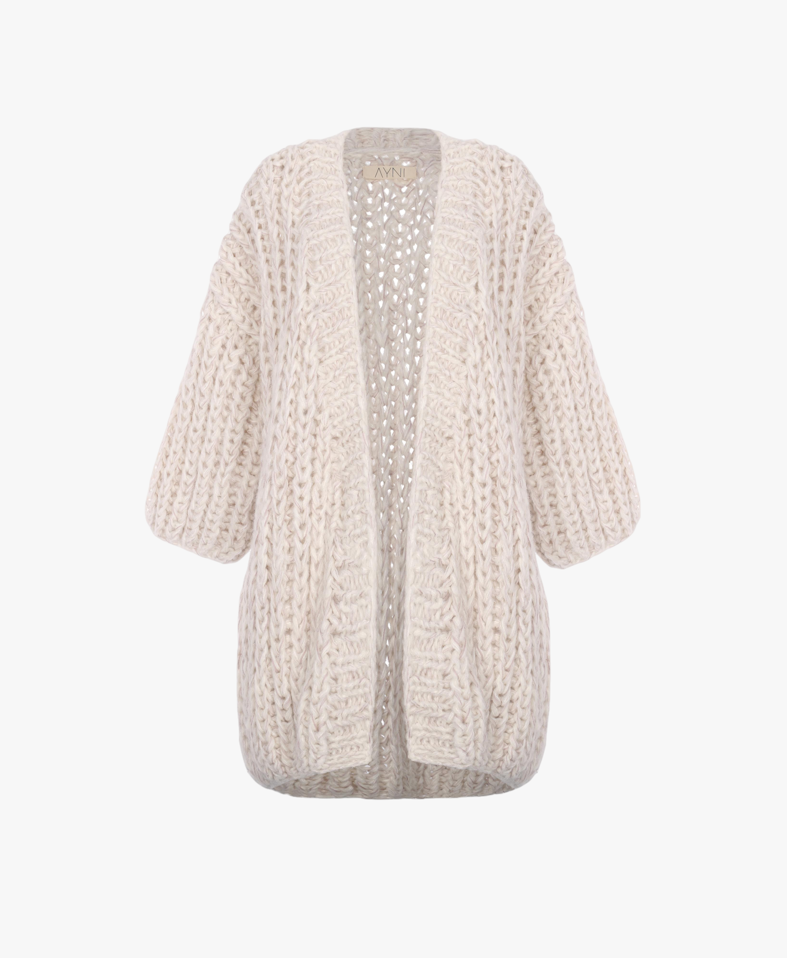 KONI Cardigan (30% OFF) in Beige made by AYNI