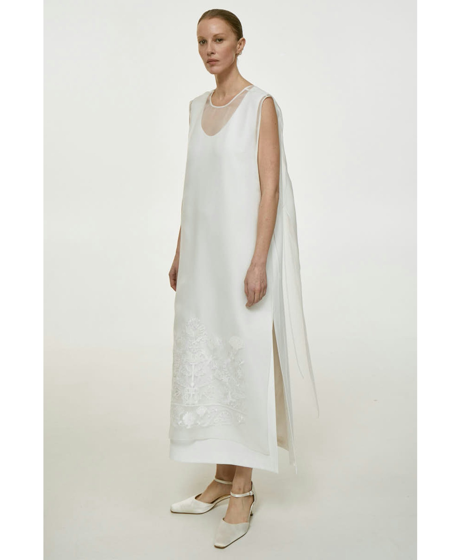 NAKED MILK DRESS made by DELEGAN Clothes