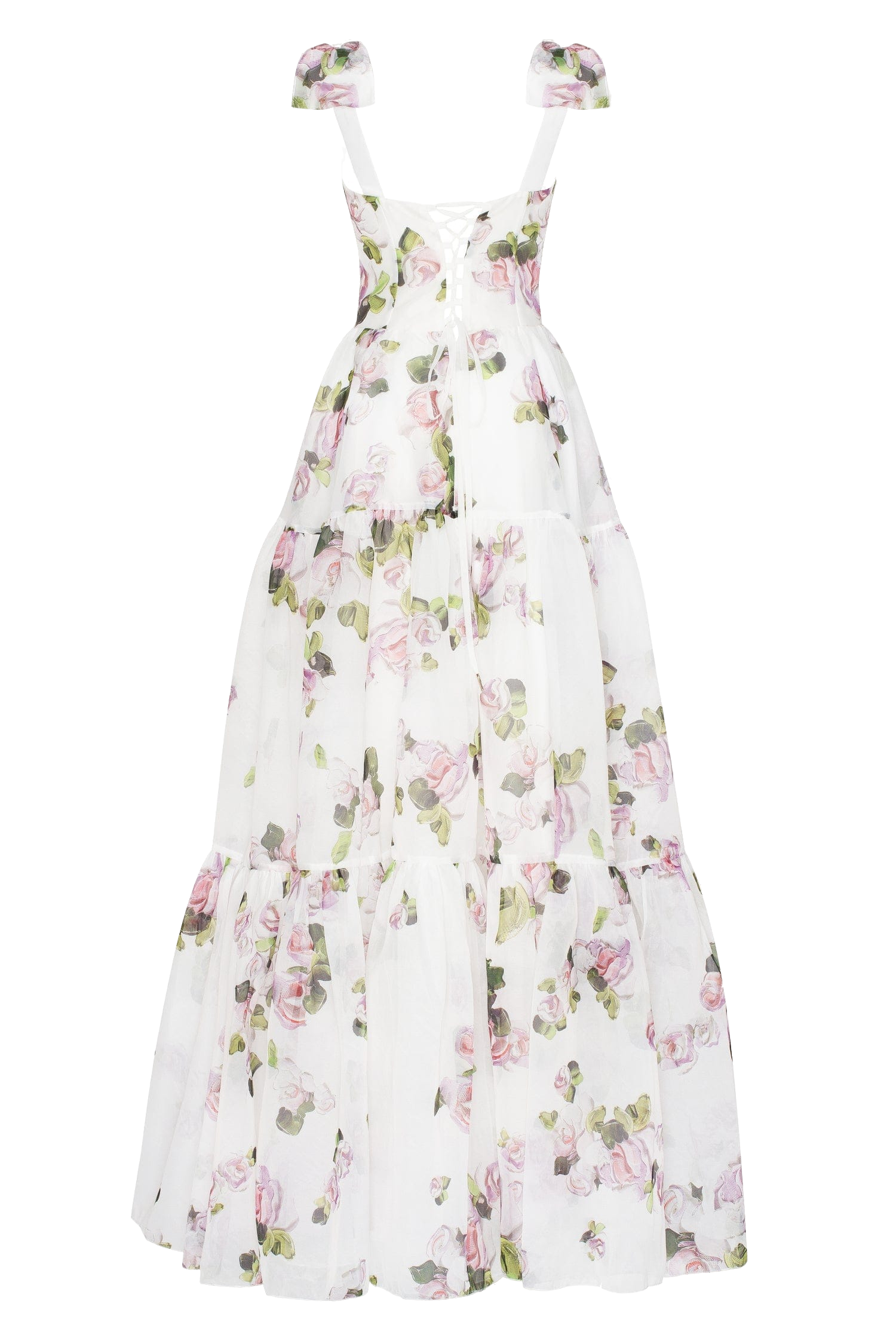 Shop Milla Apple Blossom Tender Floral Maxi Tie In White