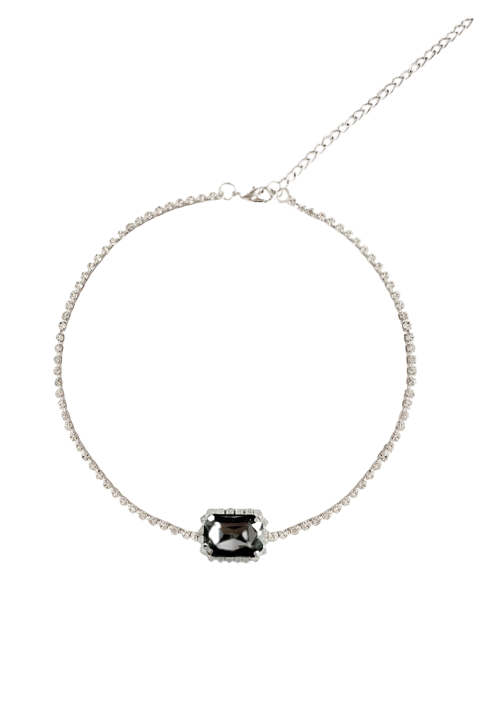 The Gala Luna Crystal Black Necklace