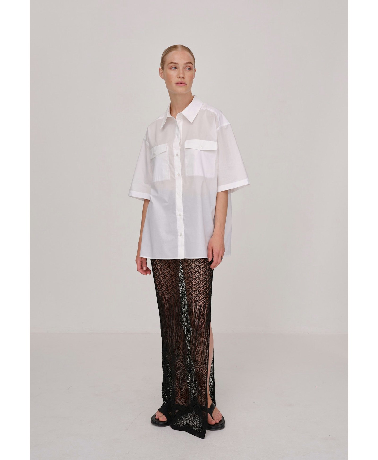 Helle Shirt - White made by HERSKIND
