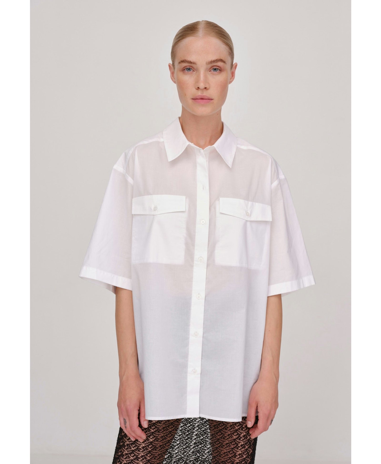 Helle Shirt - White made by HERSKIND
