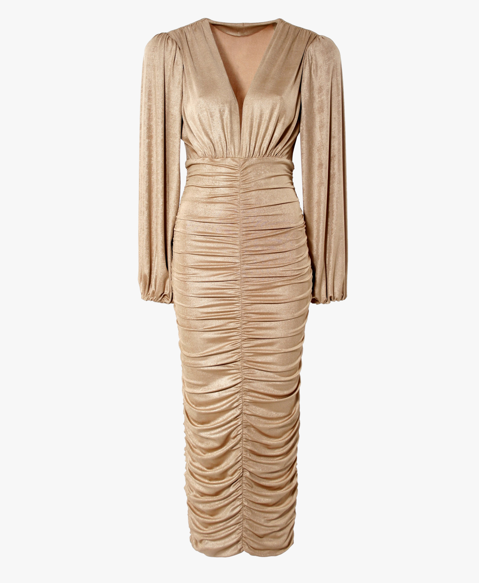 Dress Gloria Gold made by HALEWSKI