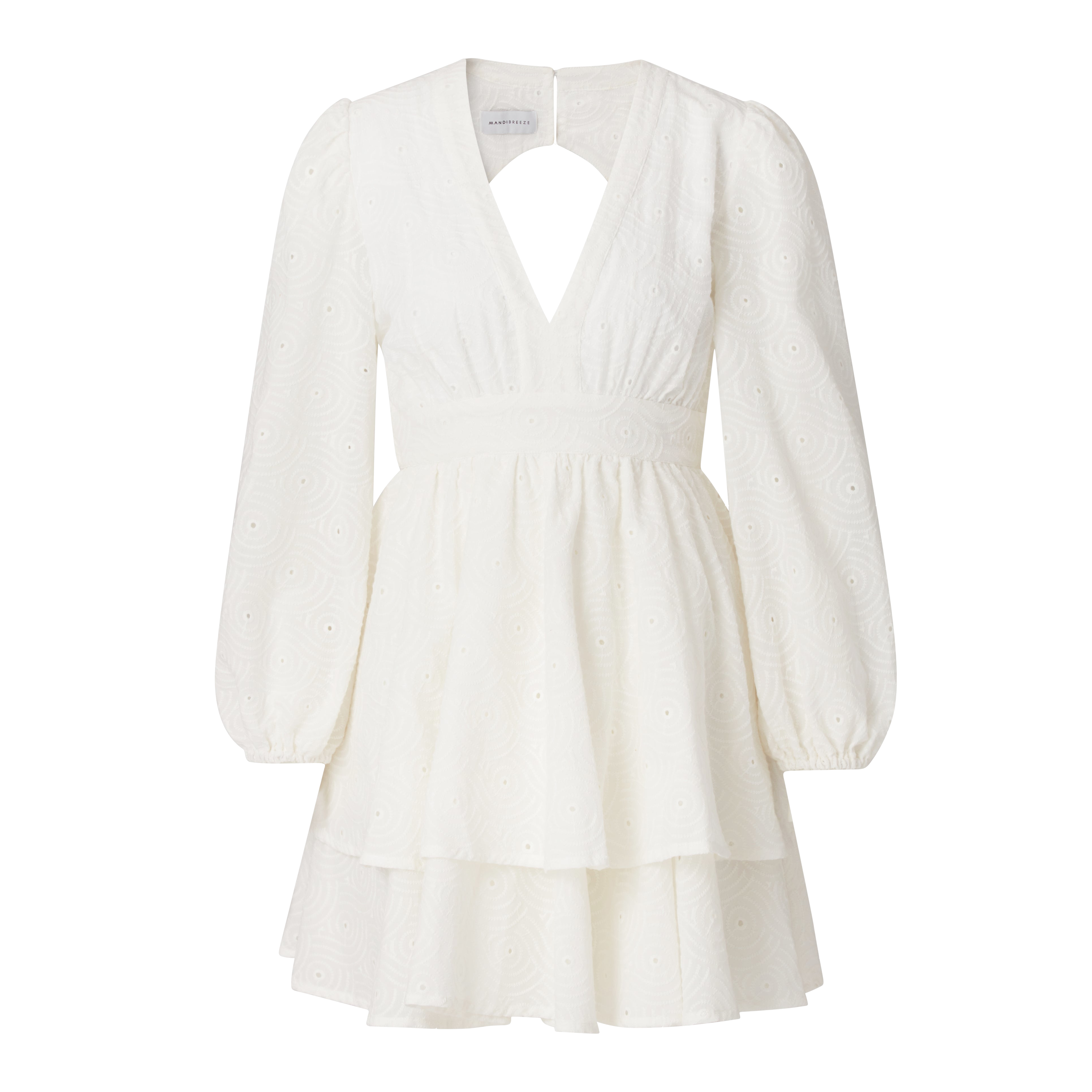 Mandibreeze Clarisse Dress In White