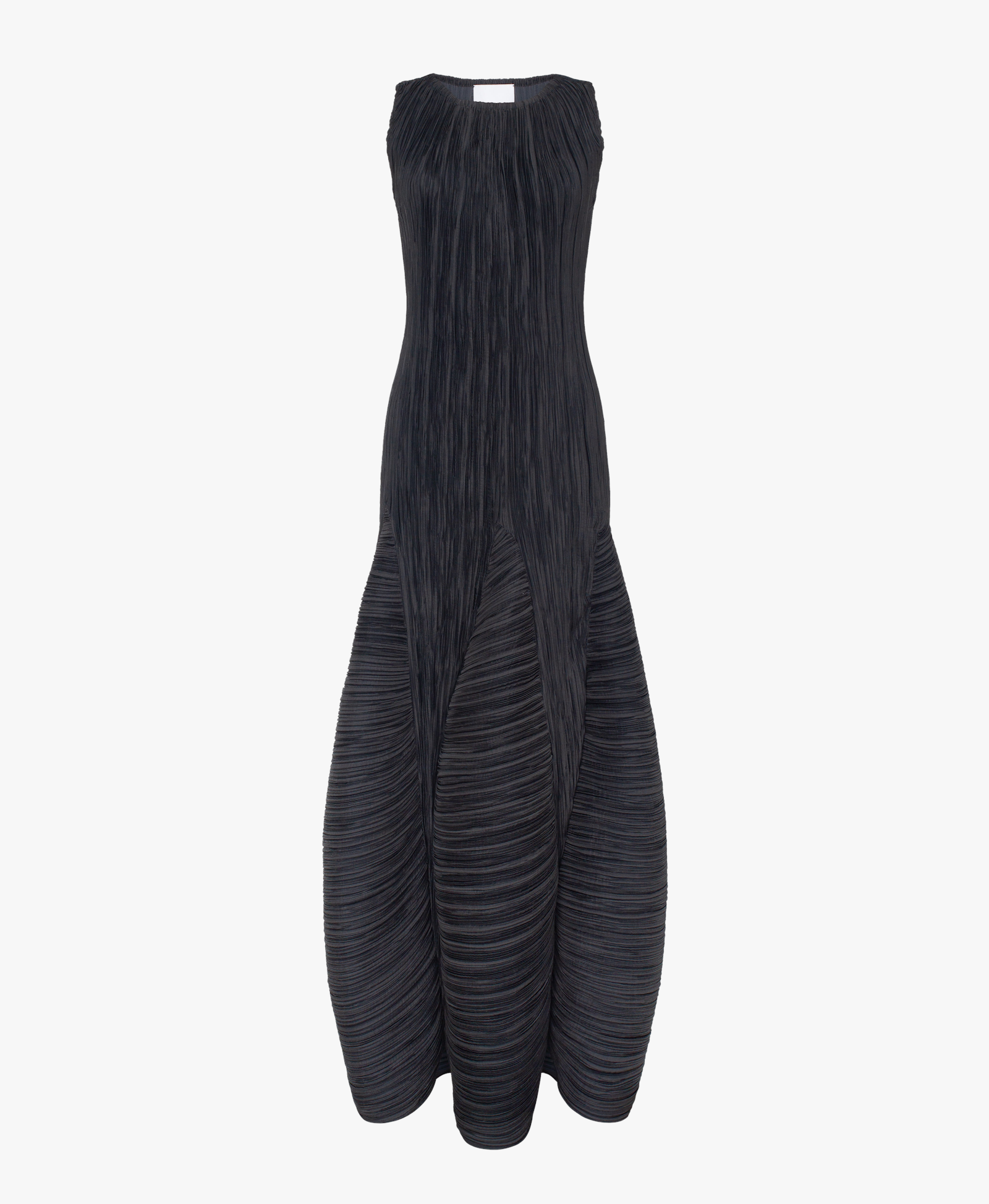 Maxi sleeveless pleated DRESS made by Tamar Keburia