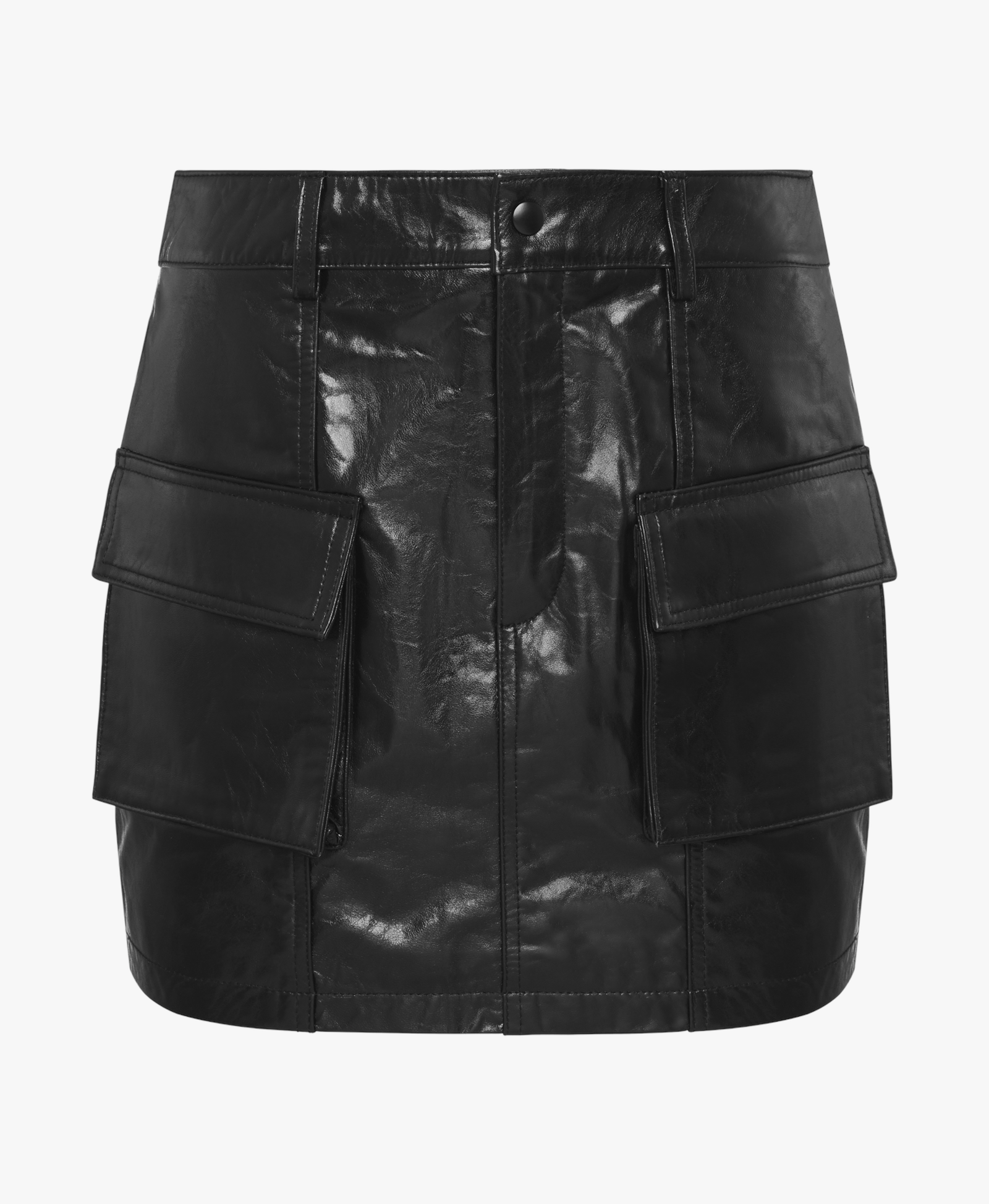 Mini Skirt Made Of Patent Leather made by YAVORSKA