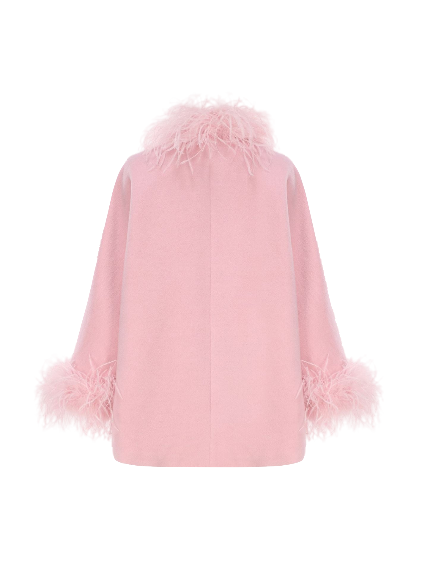 Shop Nana Jacqueline Angelica Feather Coat (pink)