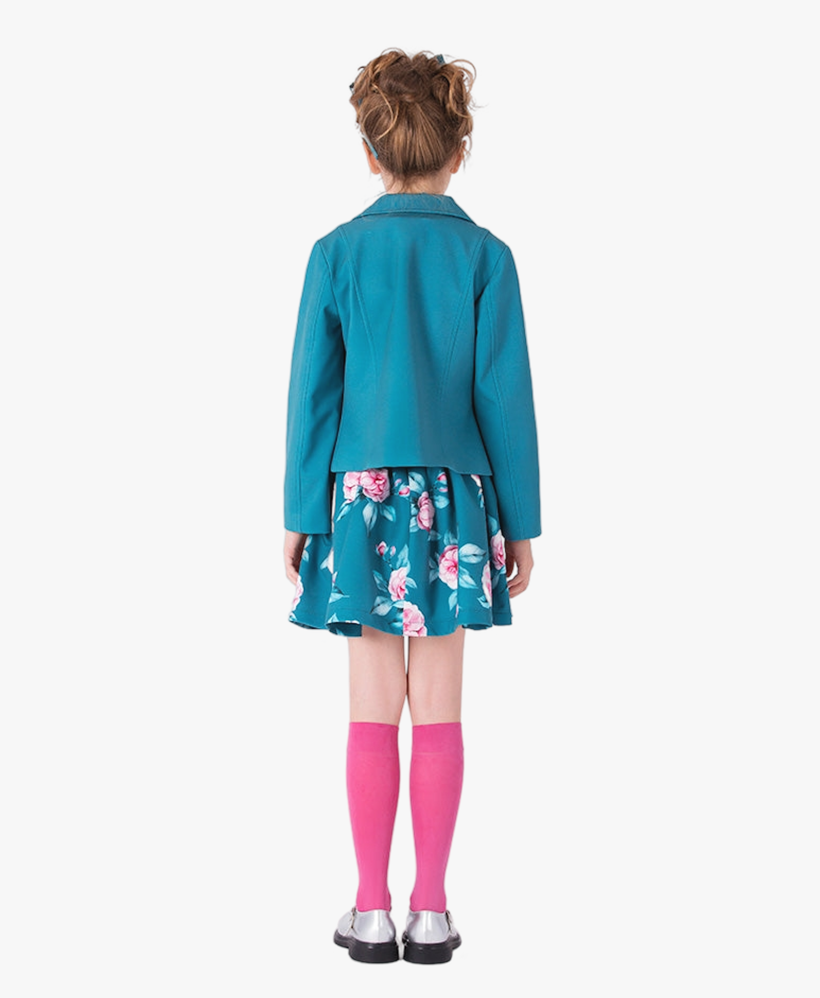 Classic Buttoned Girls Jacket made by Mama Luma