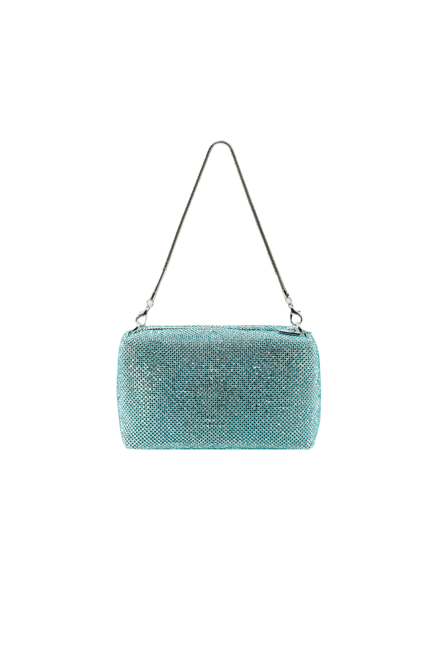 Daniele Morena Aqua Crystals Mini Handbag In Blue