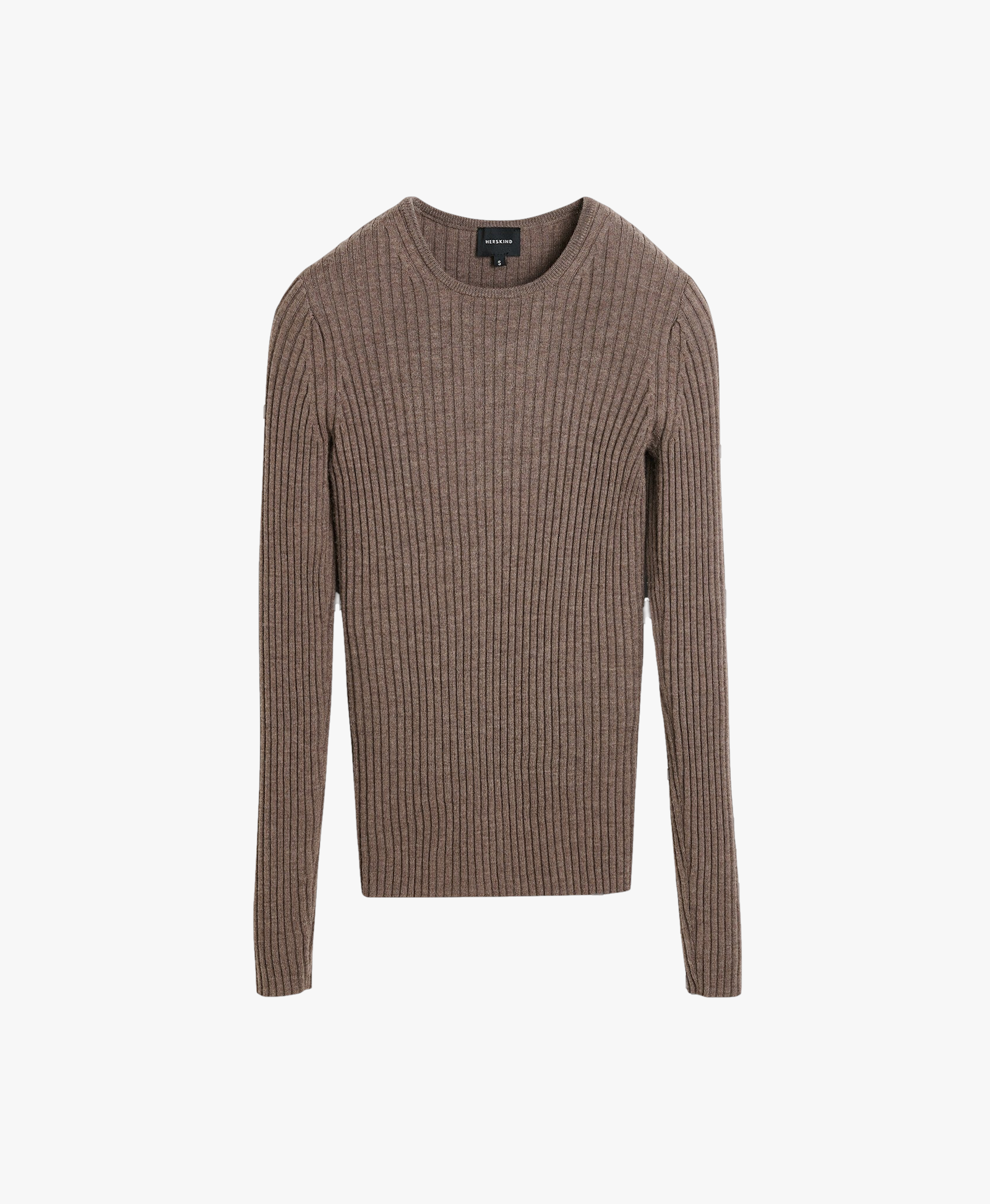 Camb Blouse Merino Wool - Earth made by HERSKIND