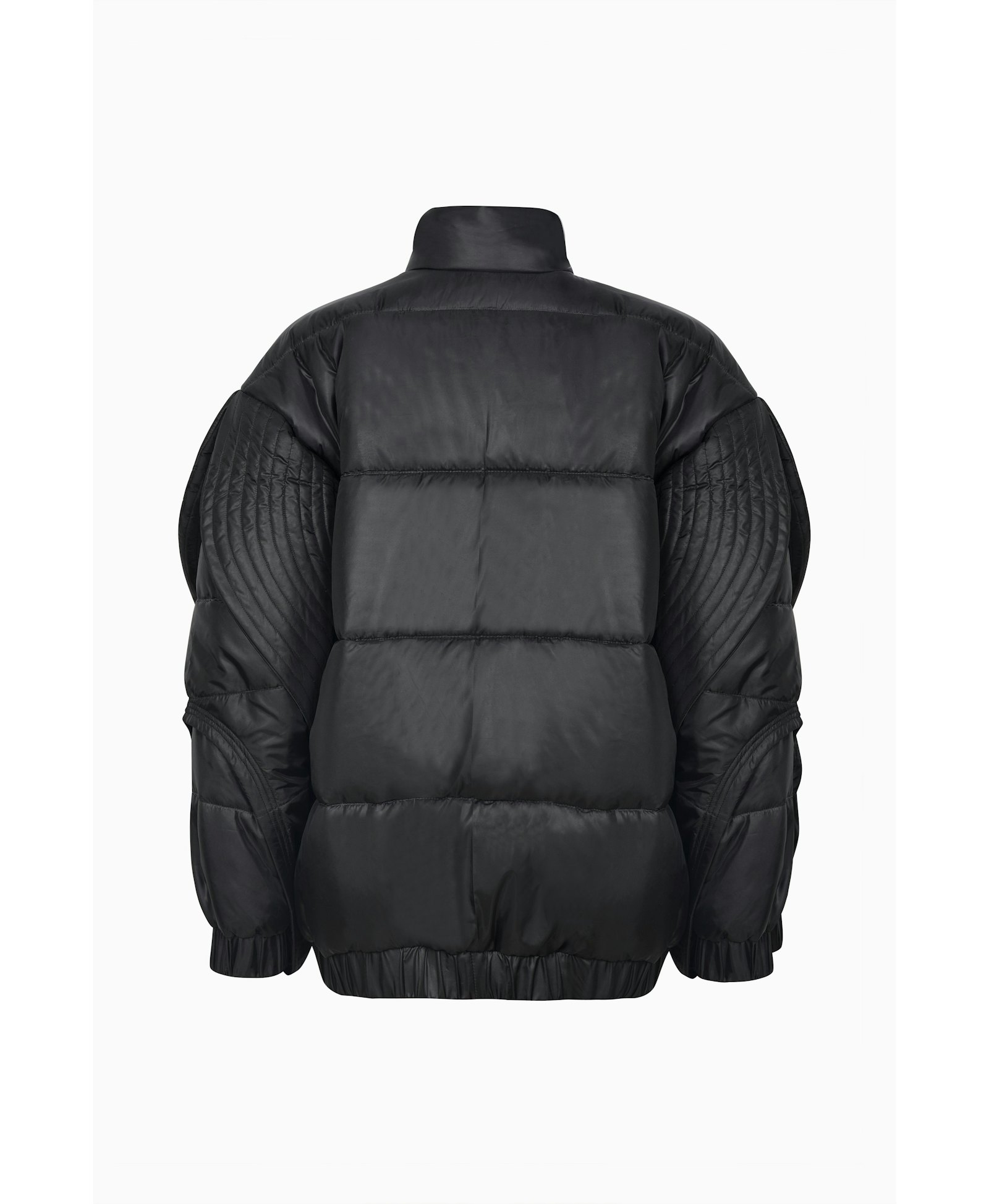 Black Puffer Jacket made by Szabo Sihag