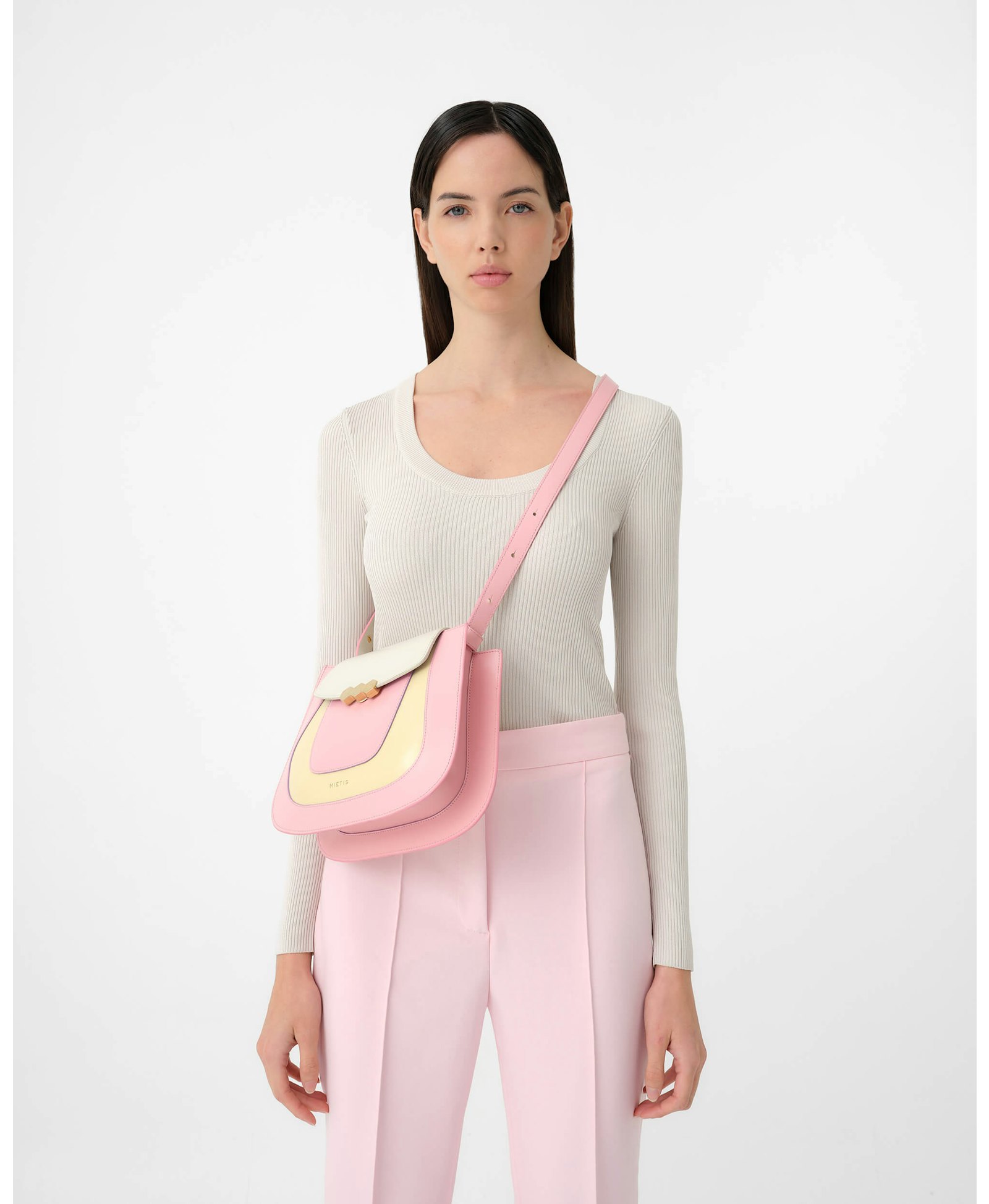 Jill Pink / White / Cream in Pink made by Mietis
