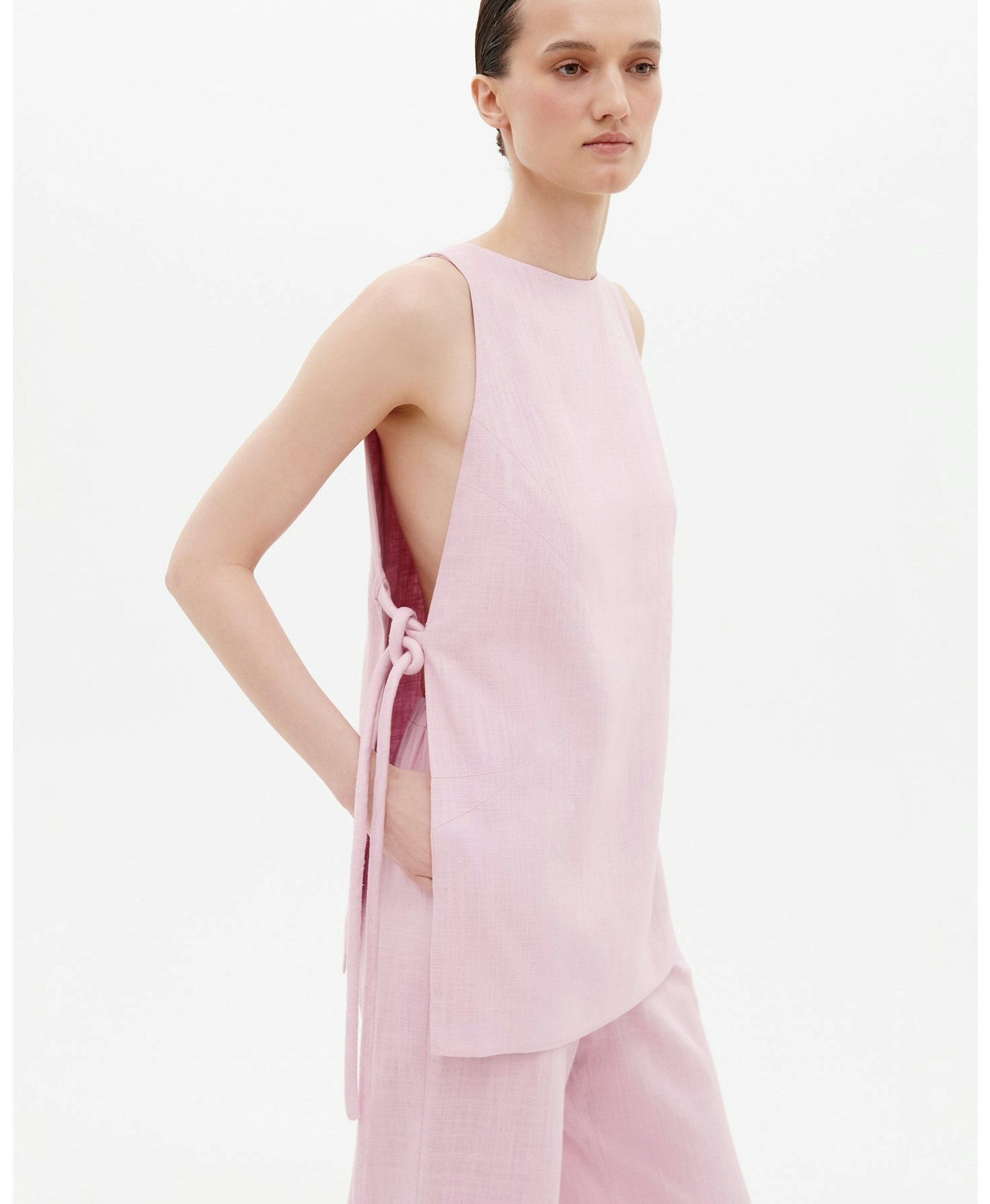 Extended G Top in Pink made by Gasanova