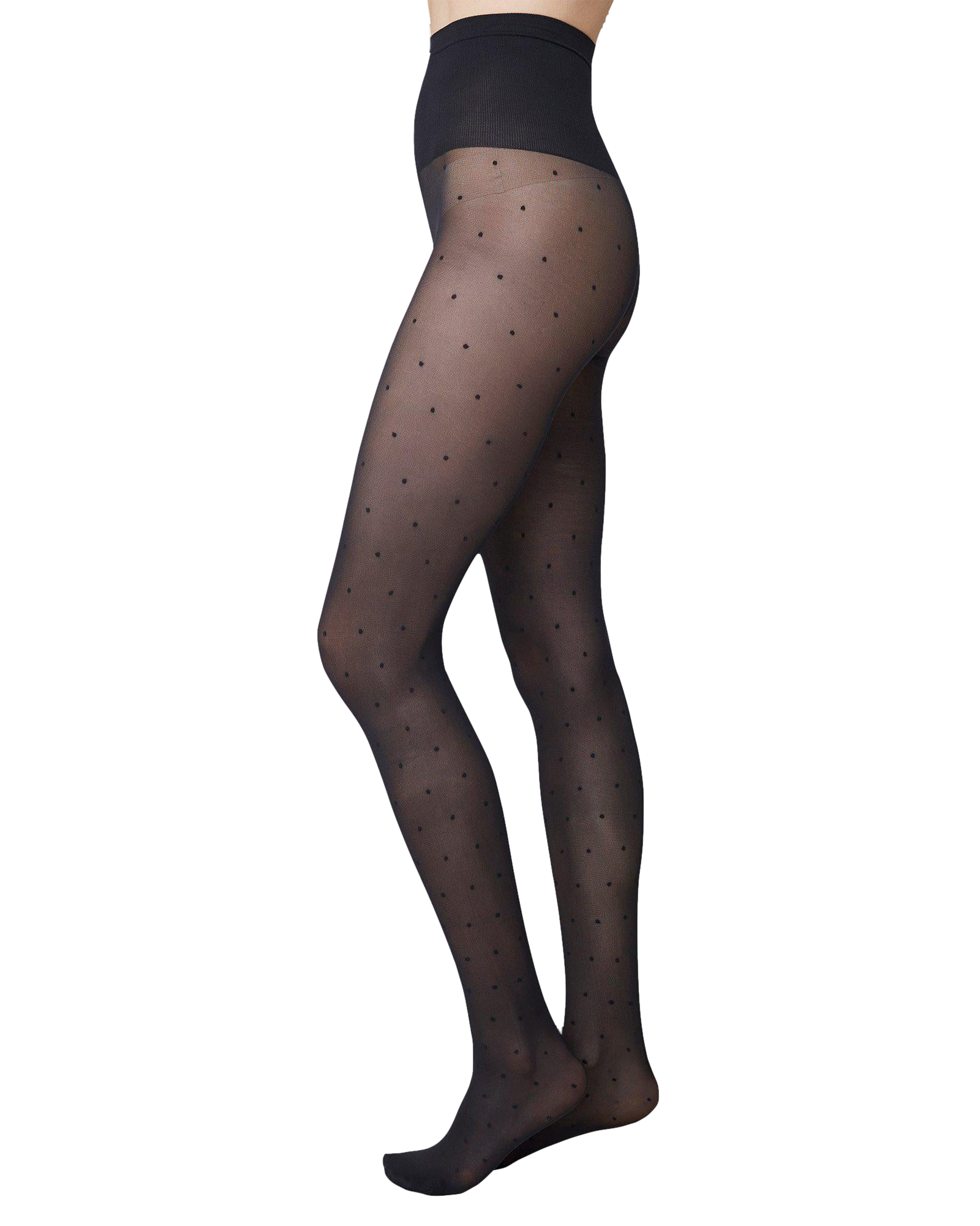 Swedish Stockings Doris Dots Tights In Black