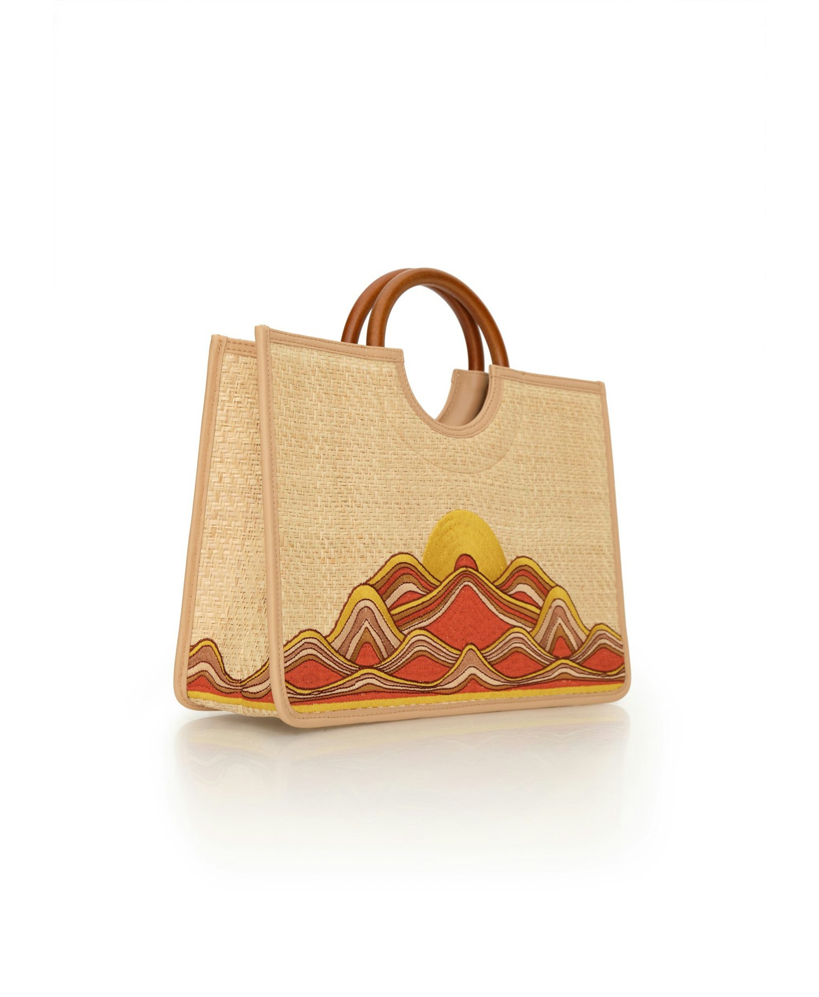 ILLO ESCAPE BAG MIDI in Beige made by Andrea Iyamah