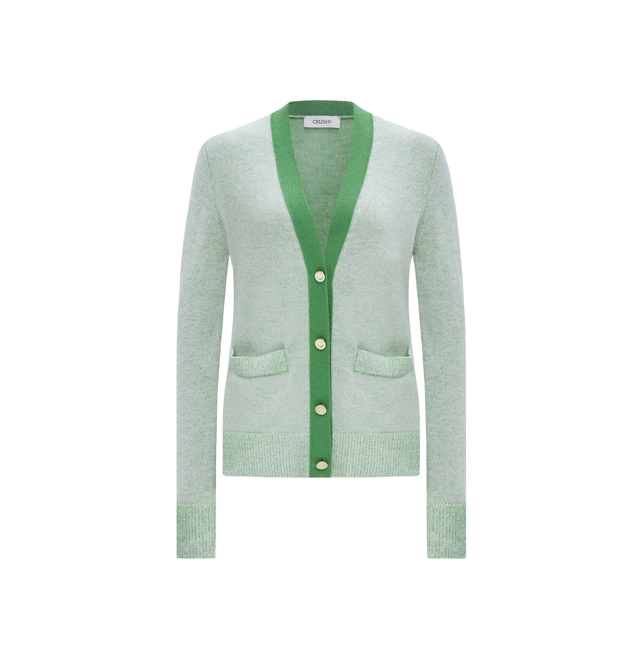 Crush Collection Double Cashmere Colour In Green