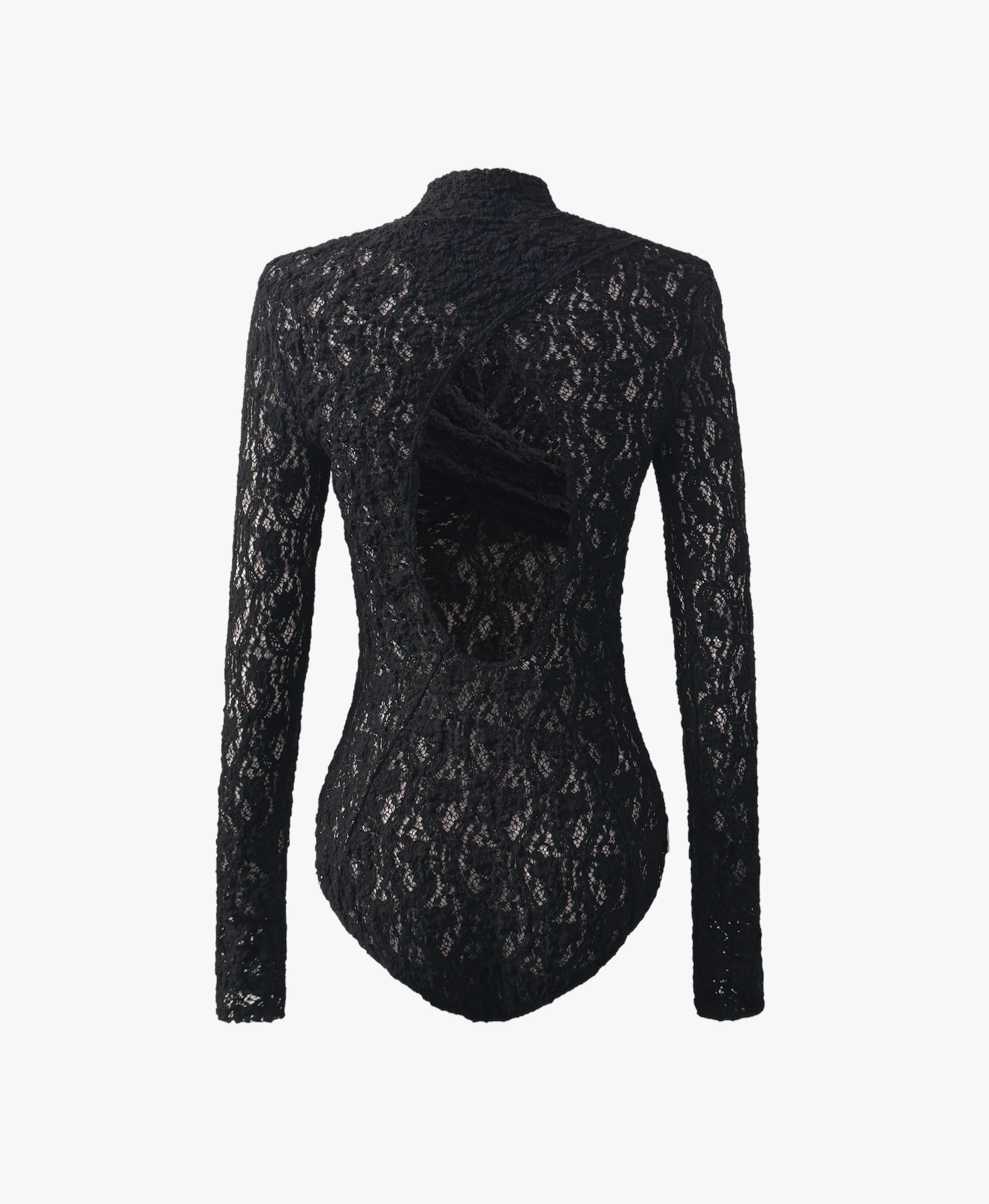 REVERSIBLE TWISTED-KNOT TOP BLACK made by YIBRI