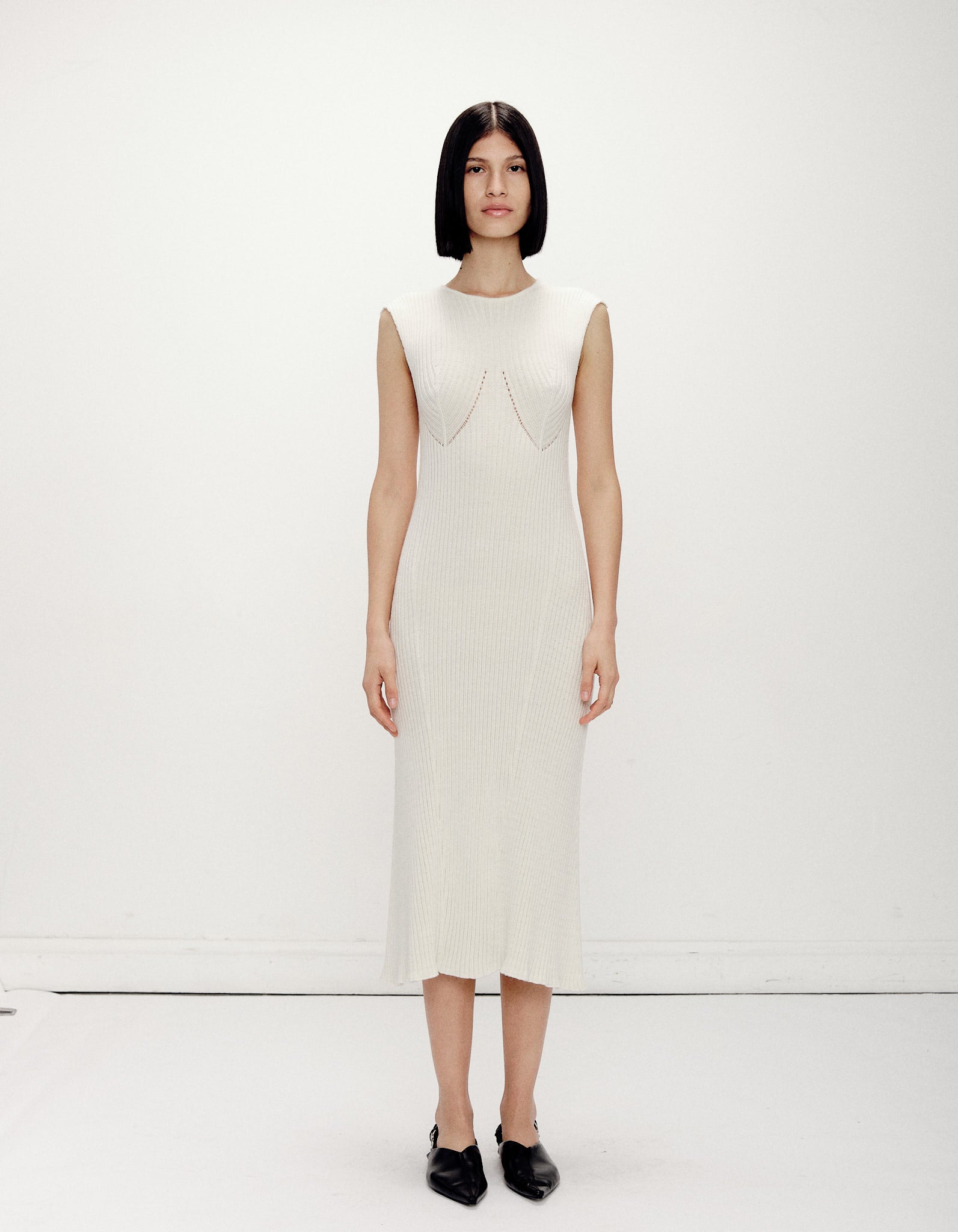 Shop Peregrina Aire Dress In Cloud Grey