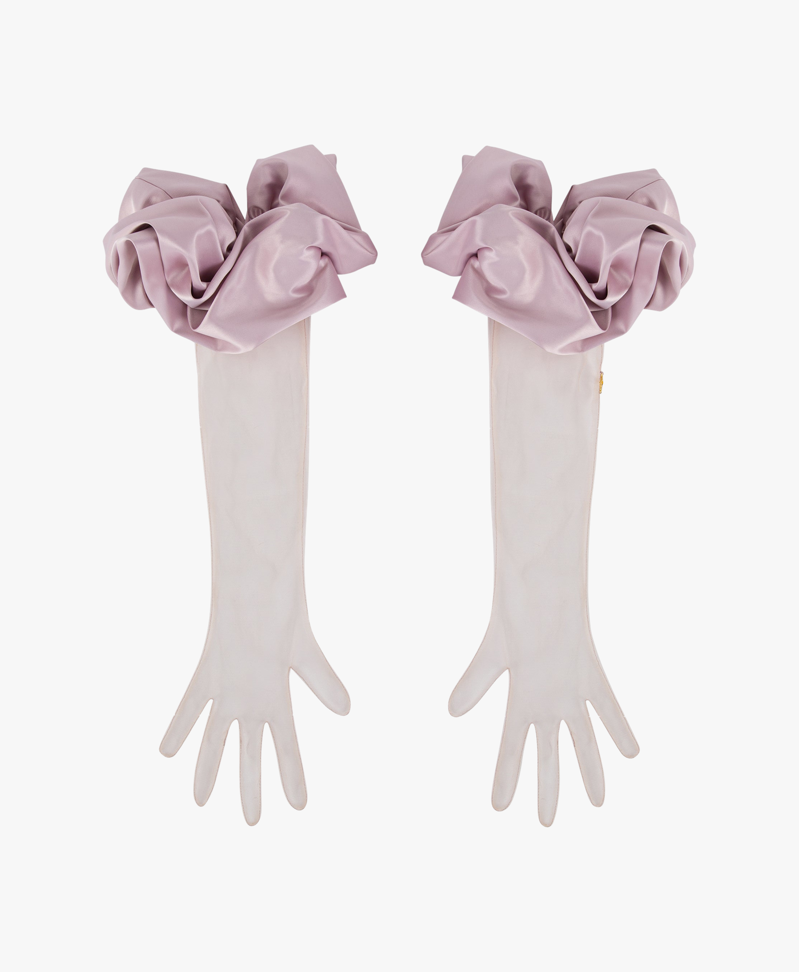 Long Ruffle Gloves made by ONORI
