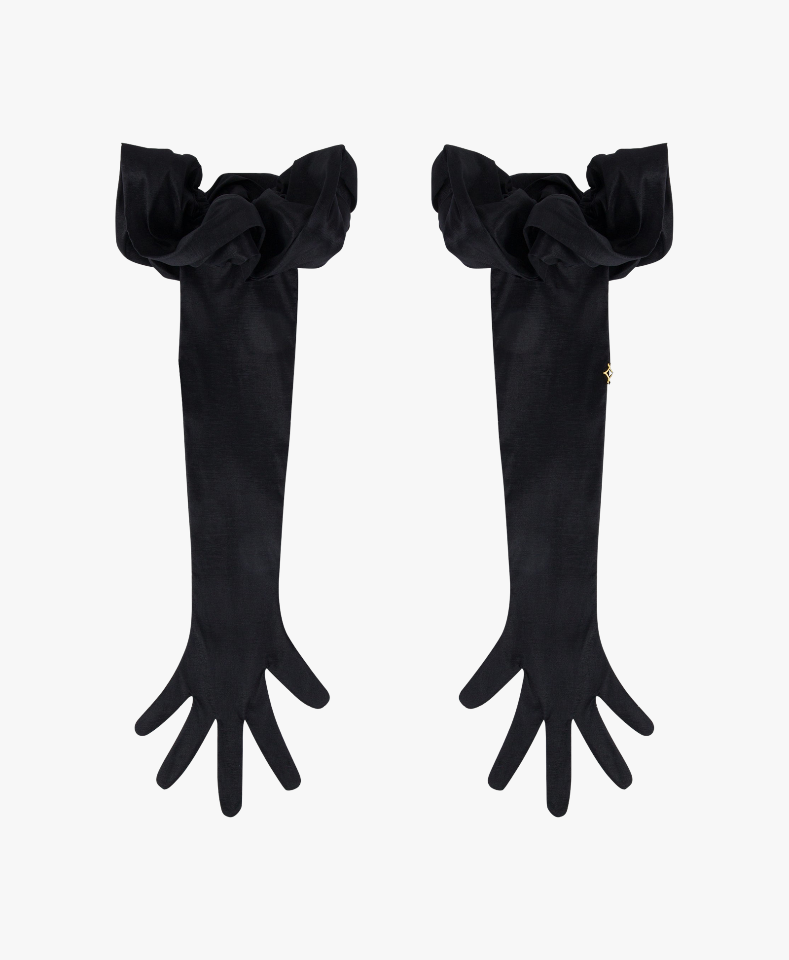 Long Ruffle Gloves made by ONORI