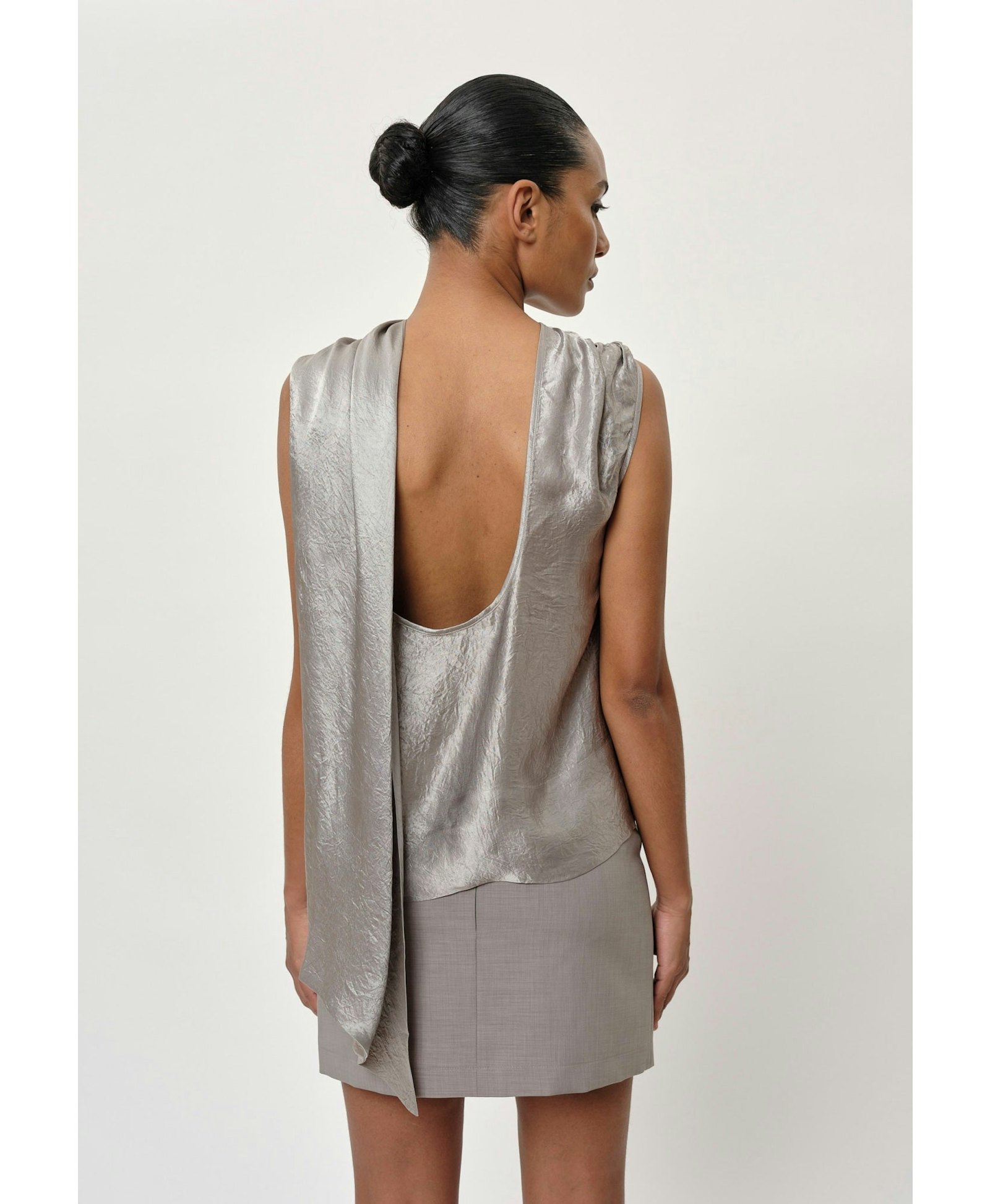 Ava Top - Pearl Grey made by HERSKIND