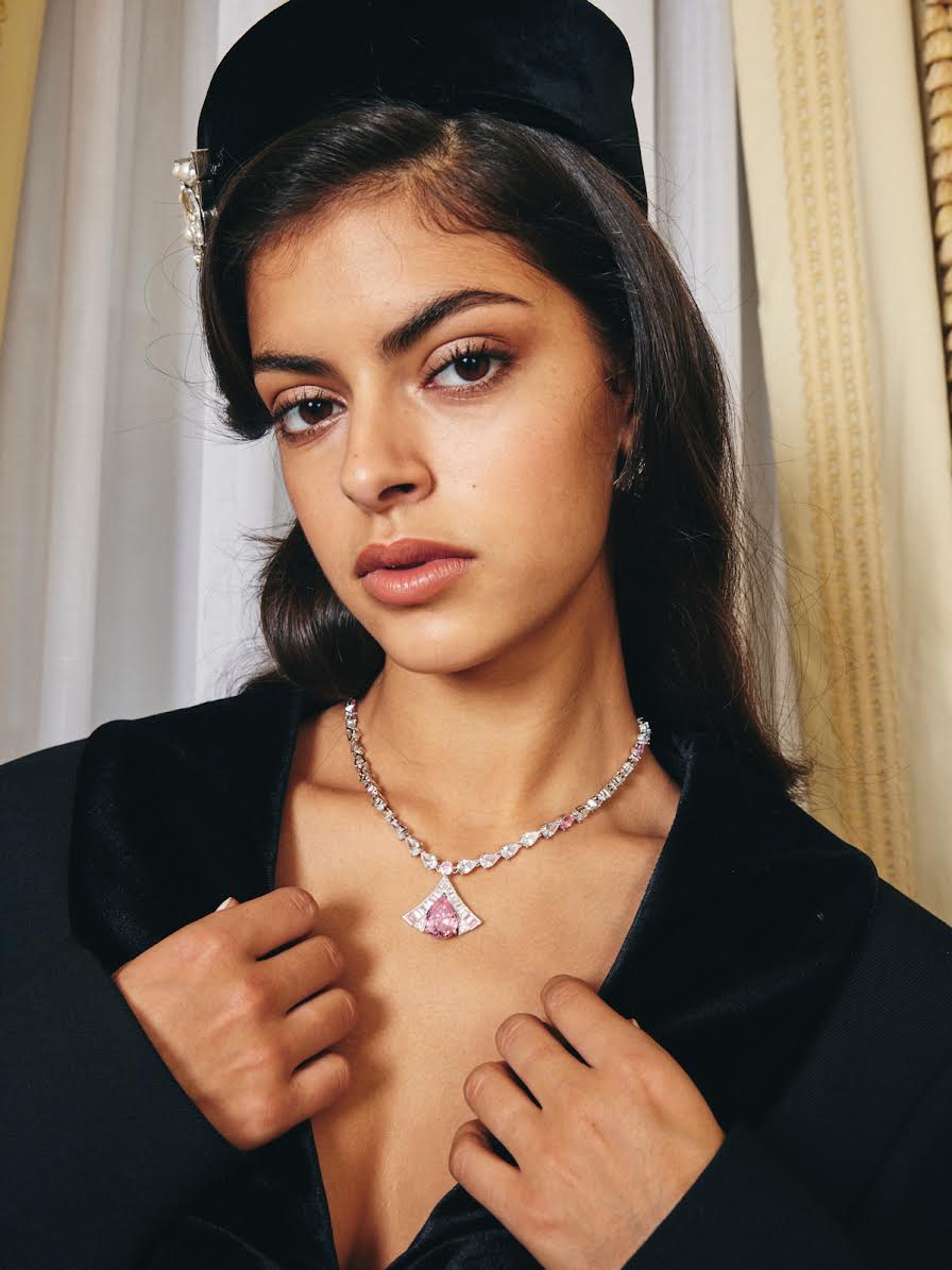 Brigette Necklace in Purple made by Nana Jacqueline