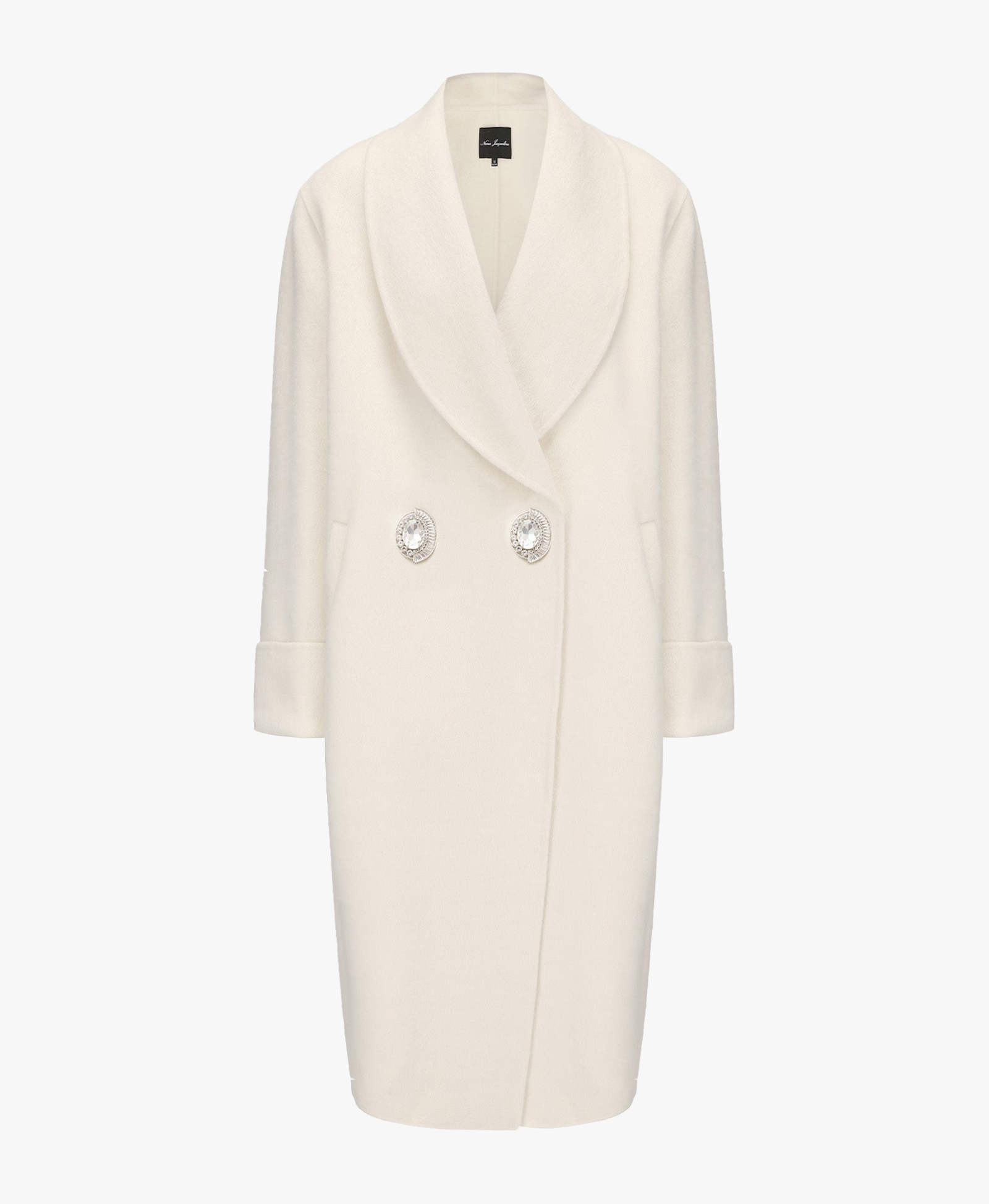 Audrina Coat (White) made by Nana Jacqueline