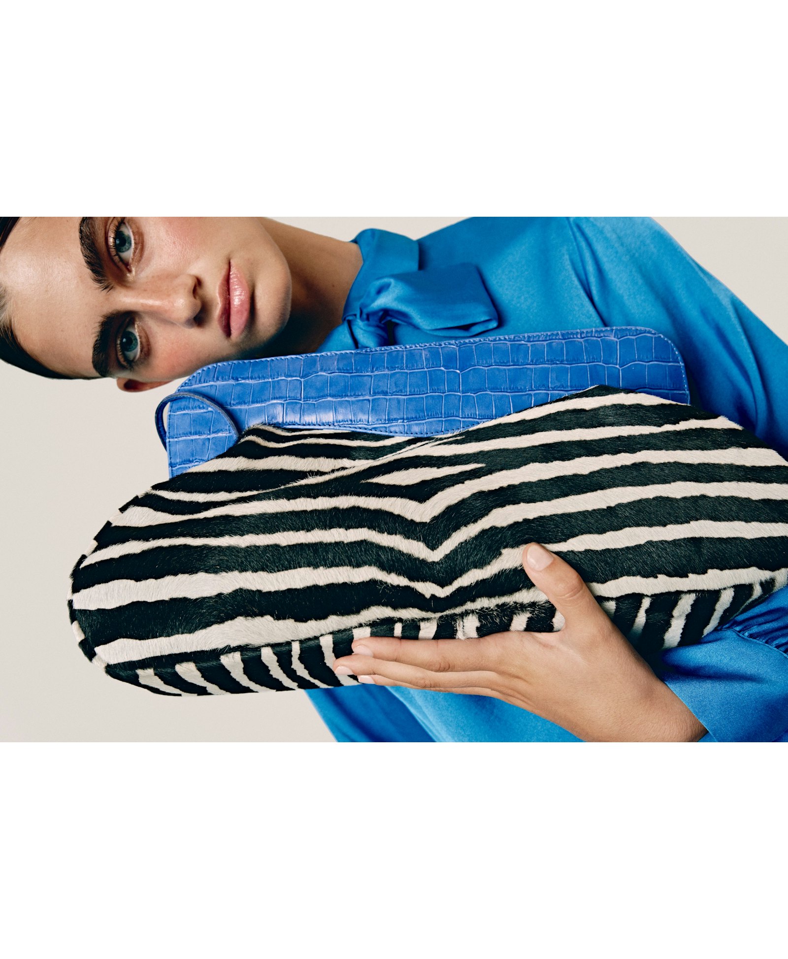 Constance Maxi Zebra Blue made by Phialebel