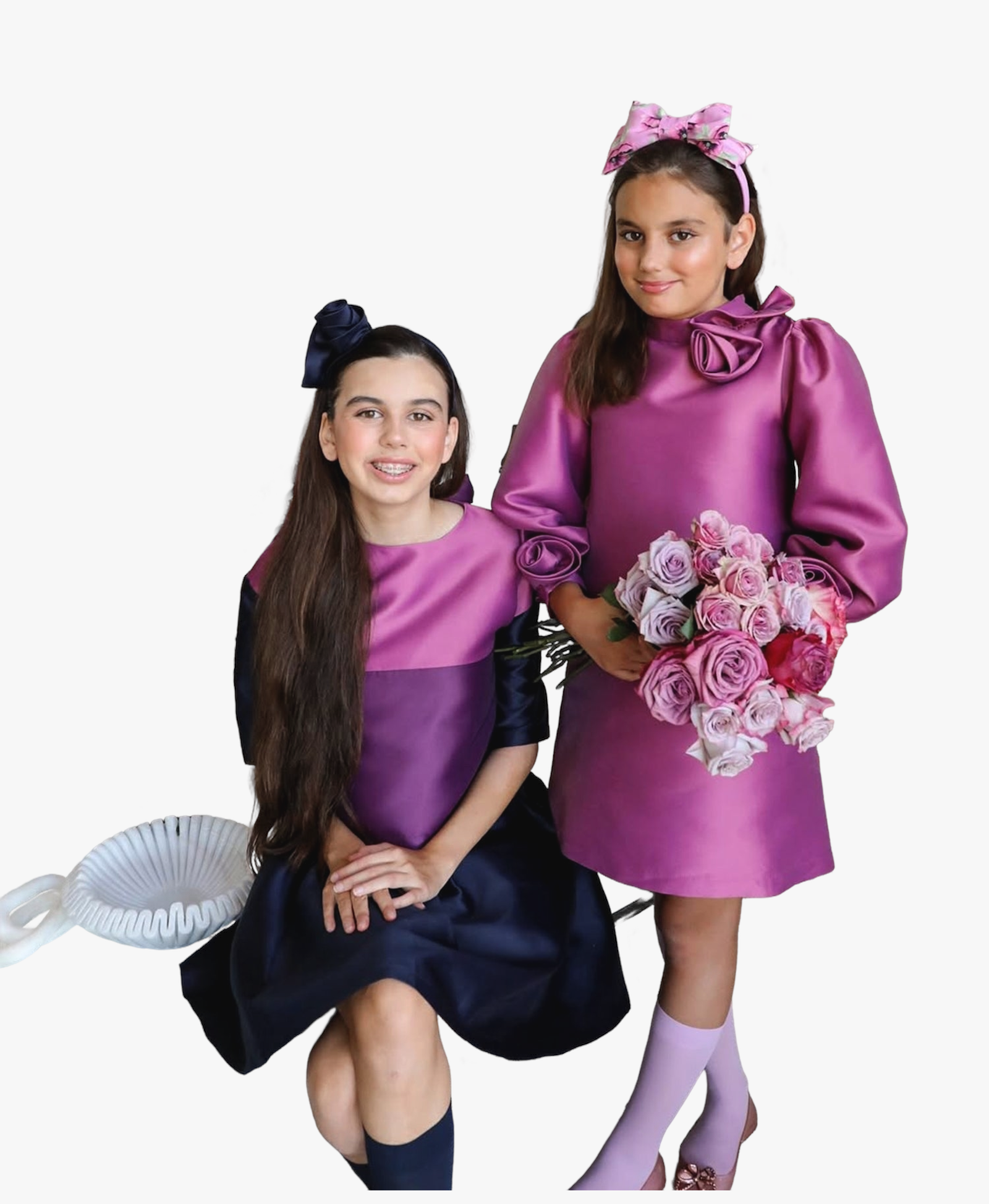 Bow Nuance Girls Outfit | 2 Pieces made by Mama Luma