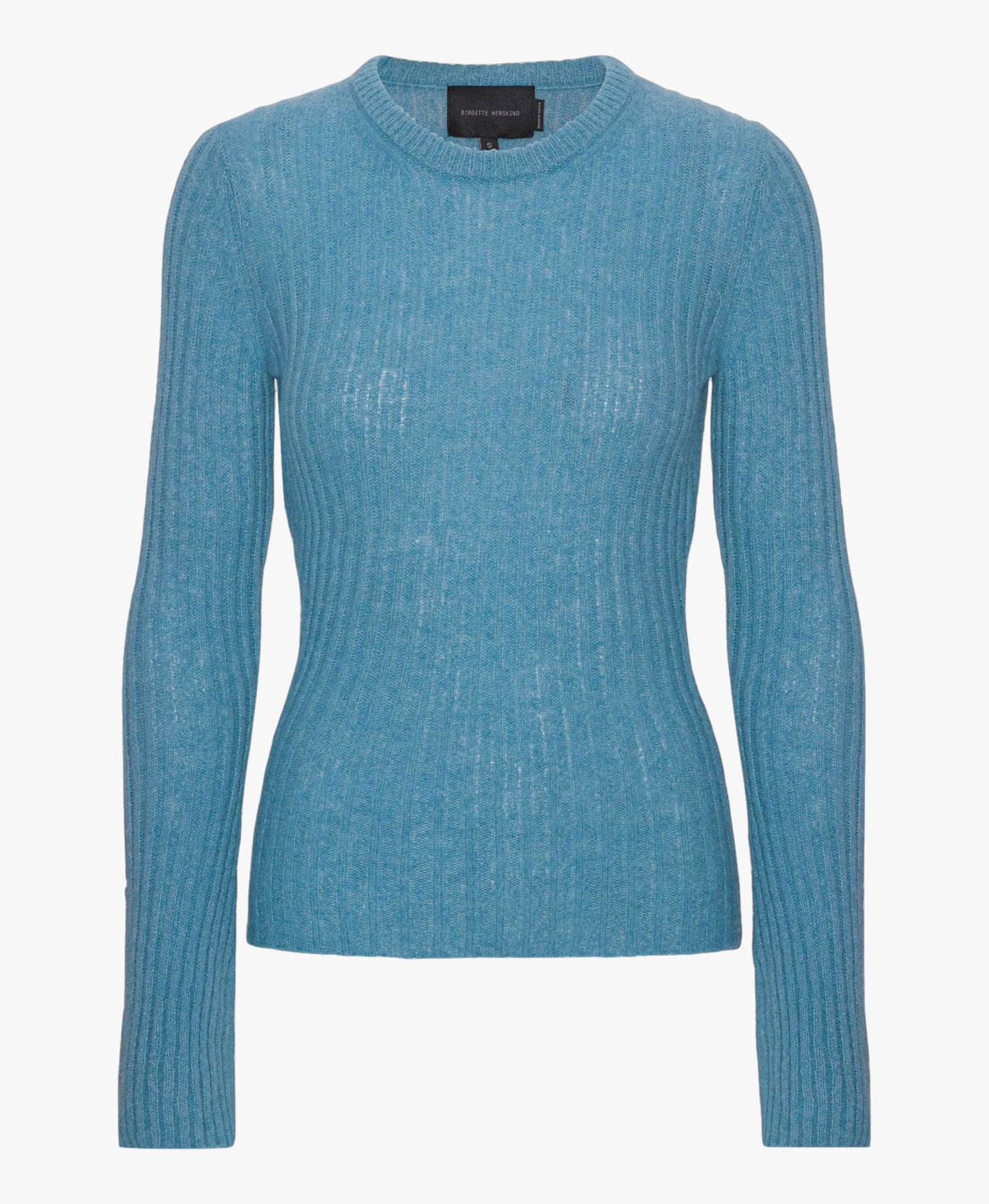 Lima Knit Blouse - Dust Blue made by HERSKIND
