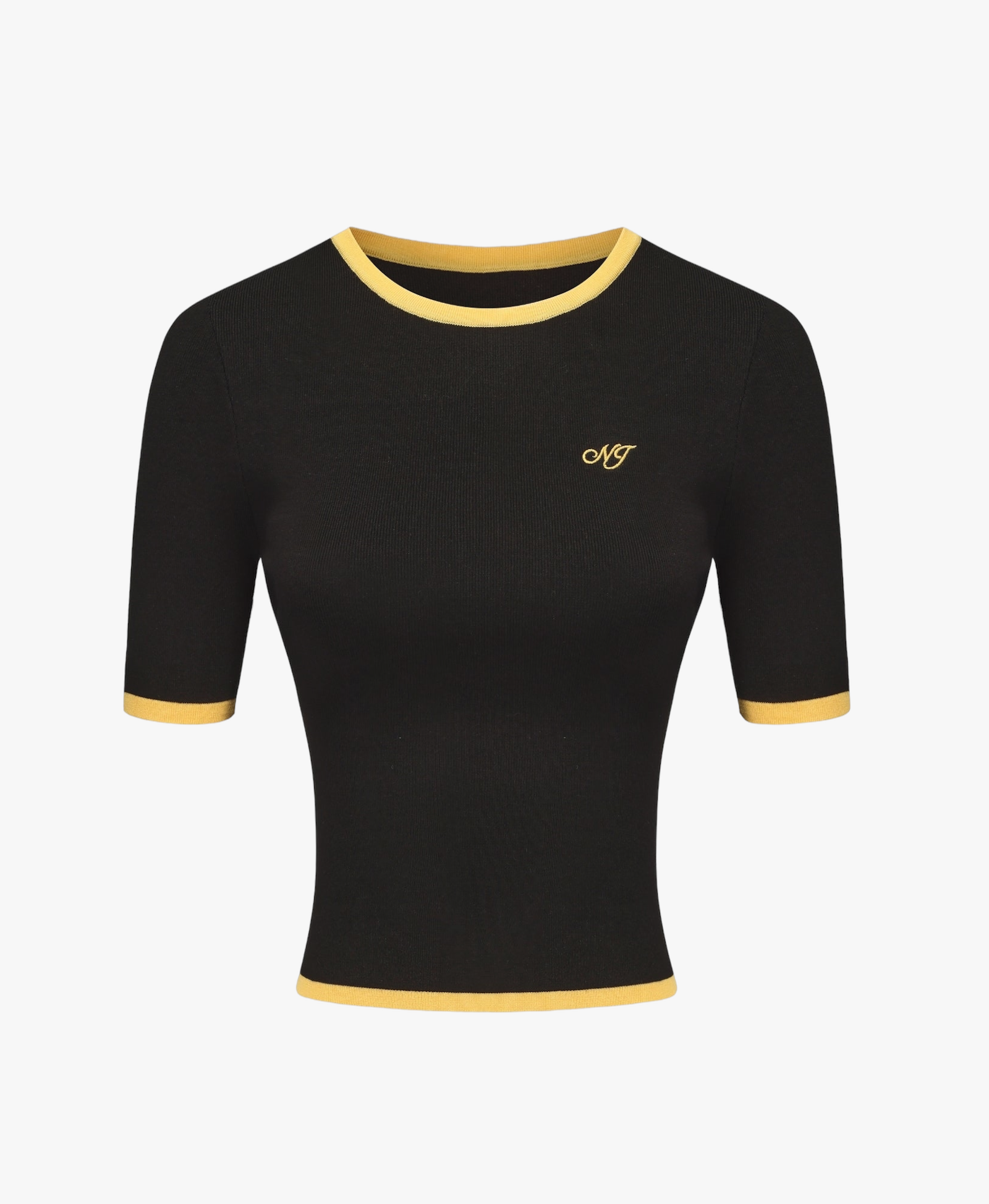 Luna Top (Black & Yellow) made by Nana Jacqueline