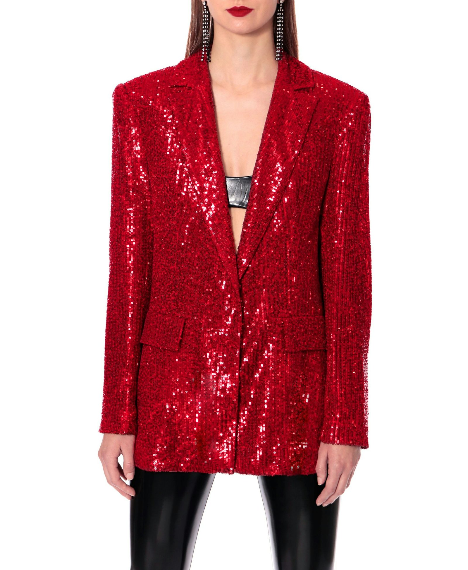Blazer Holly Brilliant Ruby in Red made by HALEWSKI