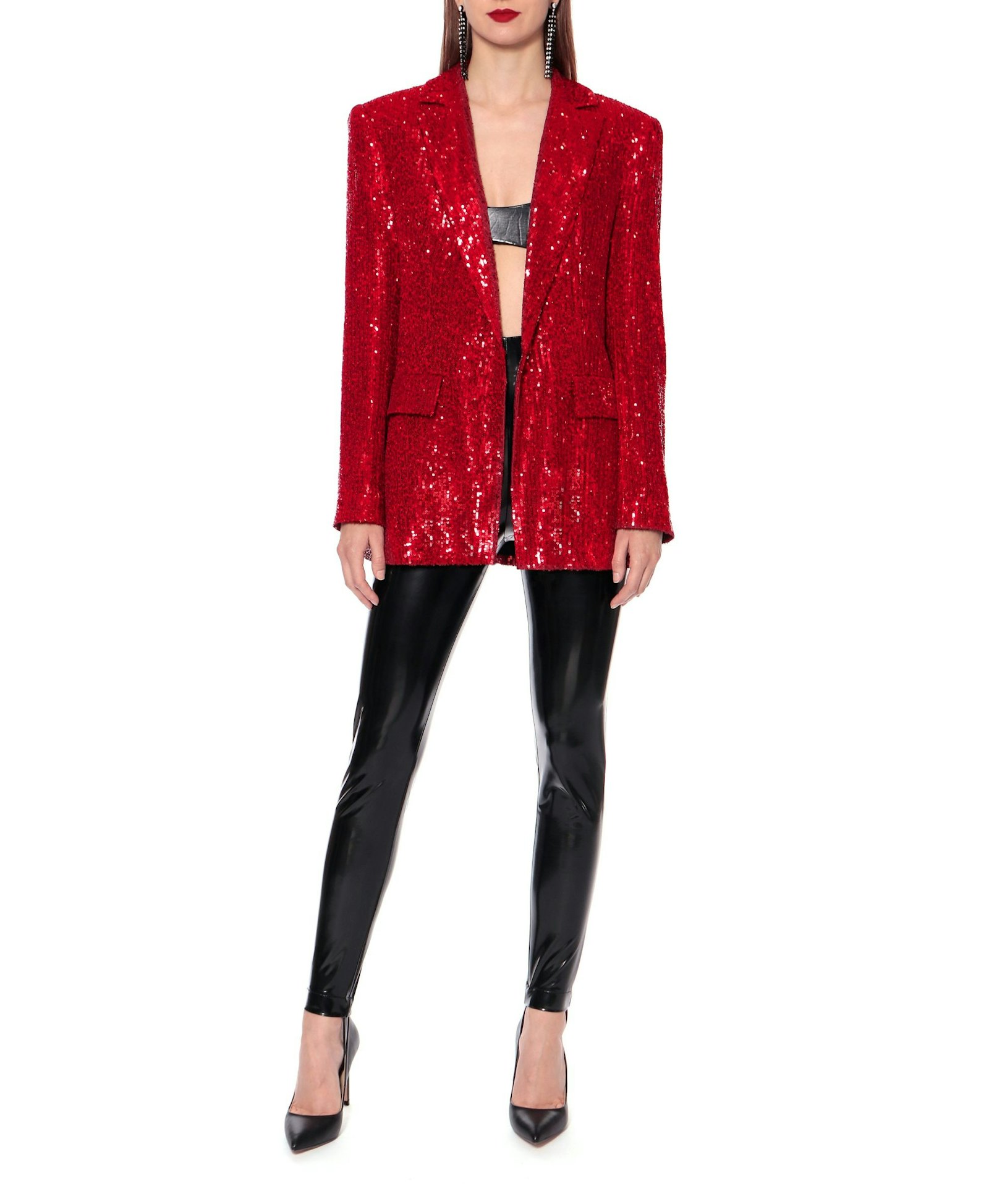 Blazer Holly Brilliant Ruby in Red made by HALEWSKI
