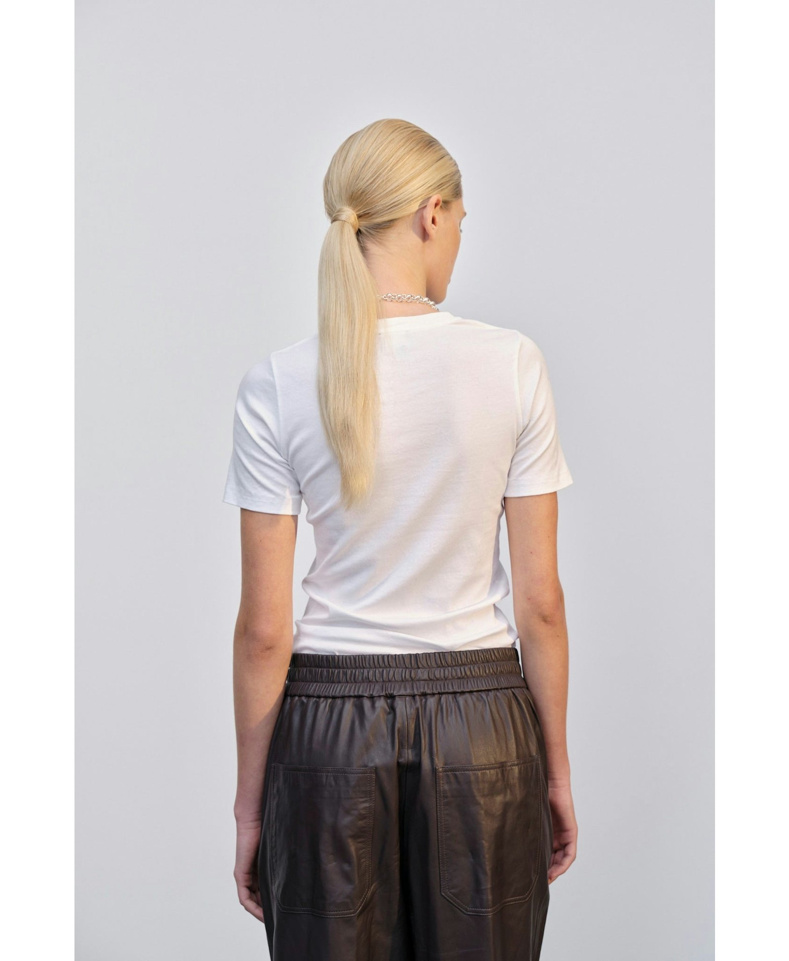 Eagle Long Leather Pants - Oxblood made by HERSKIND