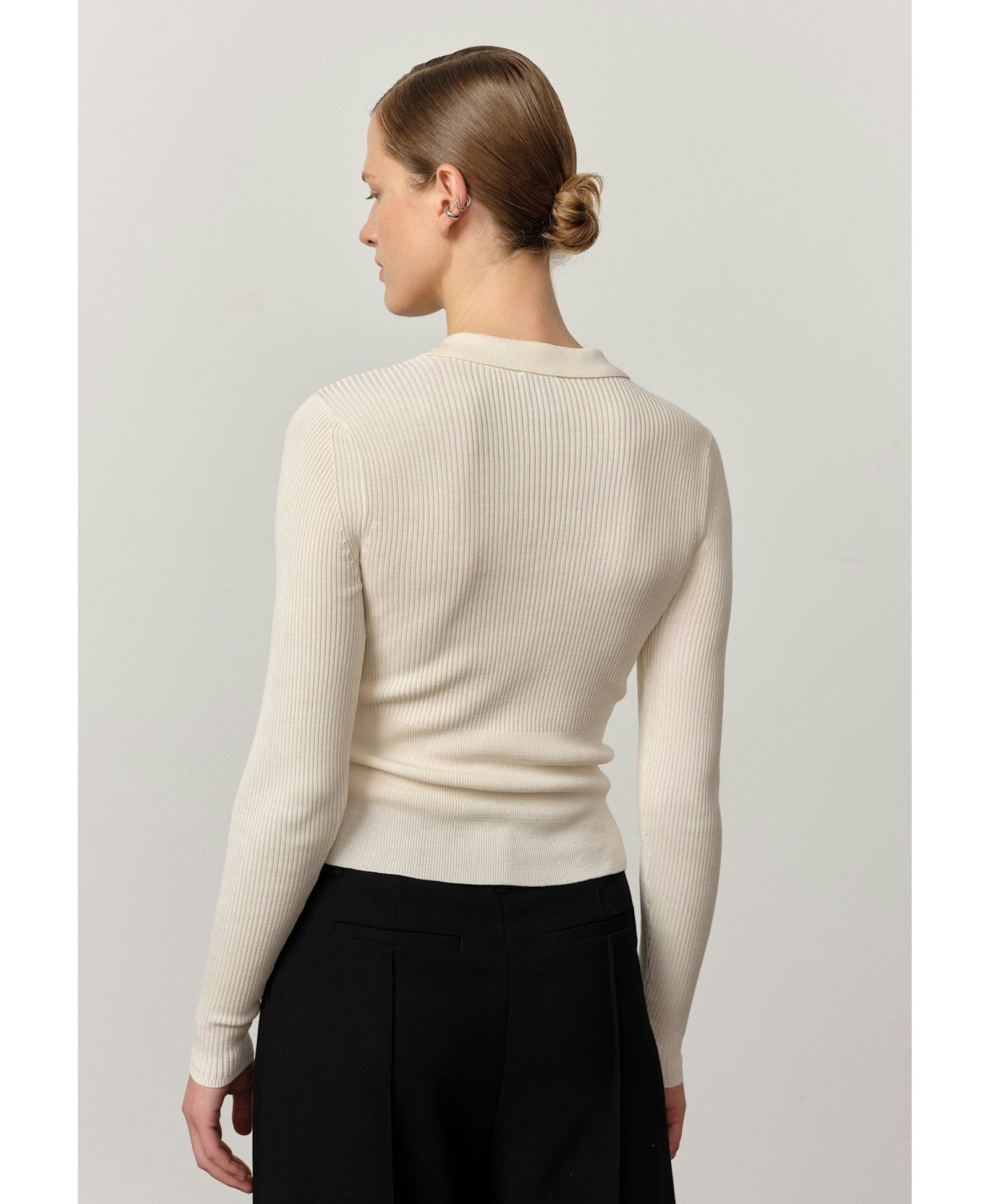 Finn Knit Blouse - Off White made by HERSKIND