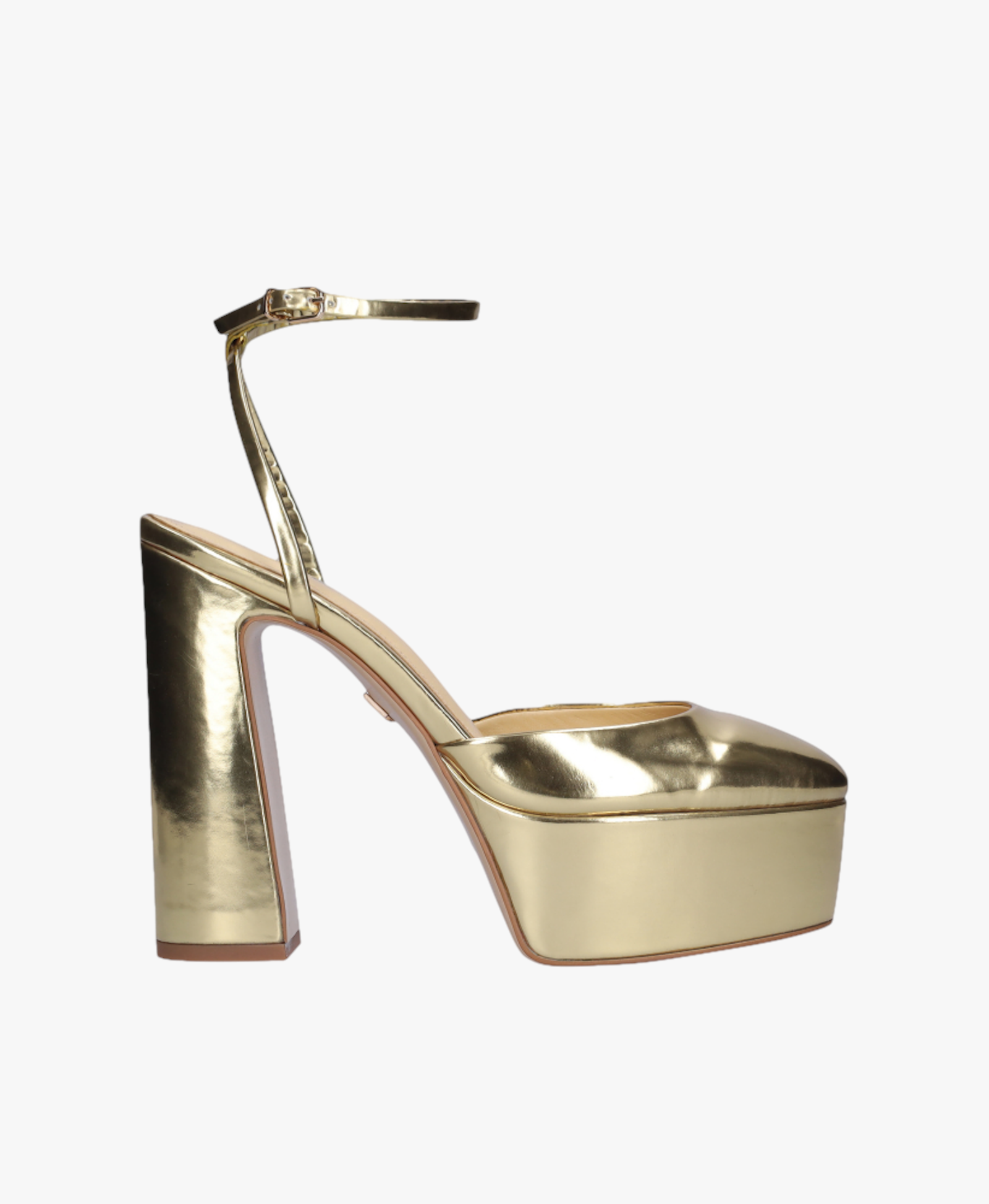 MOVE in Gold made by Lola Cruz Shoes